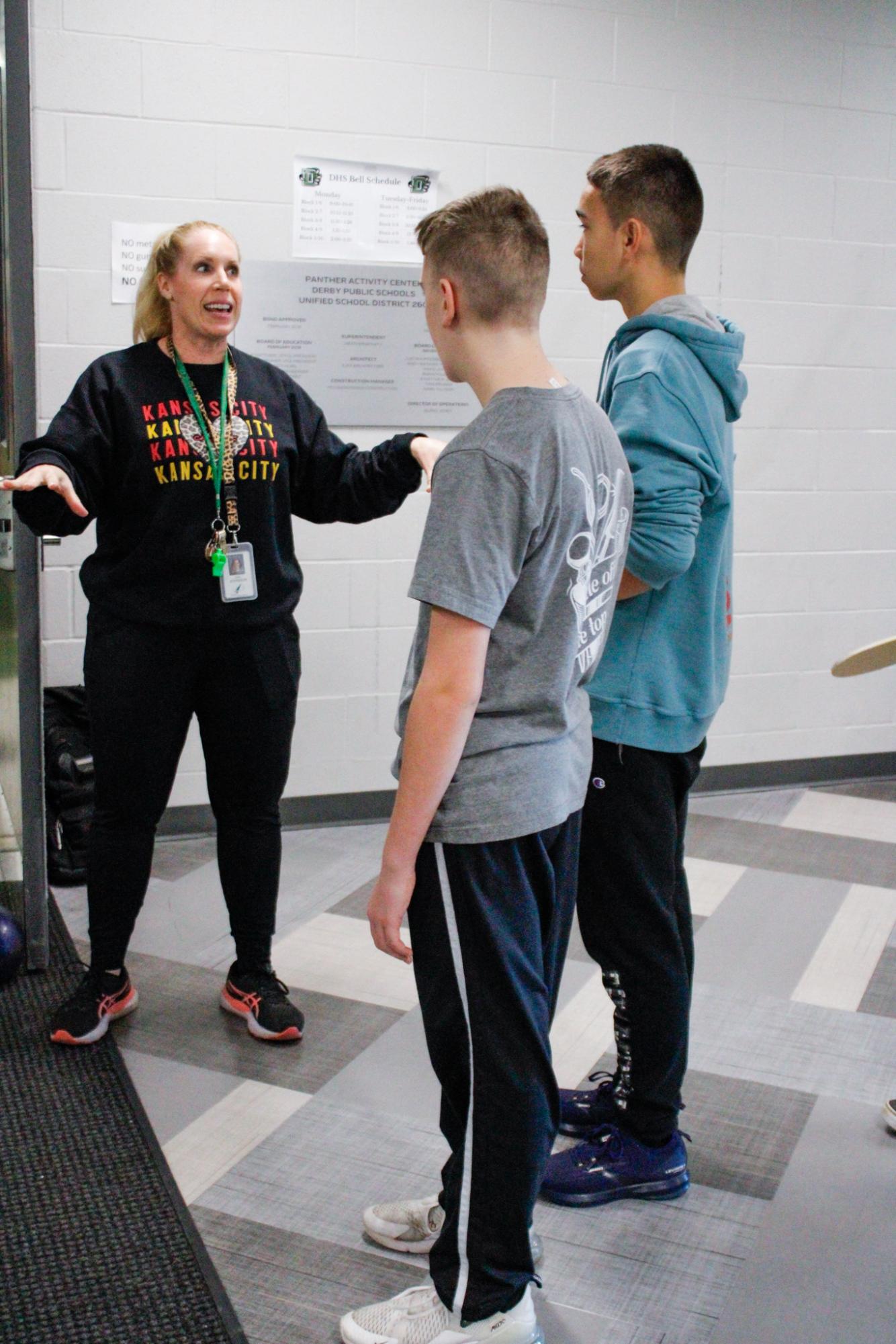 PE/SPED class play ping-pong (Photos by Kaelyn Kissack)