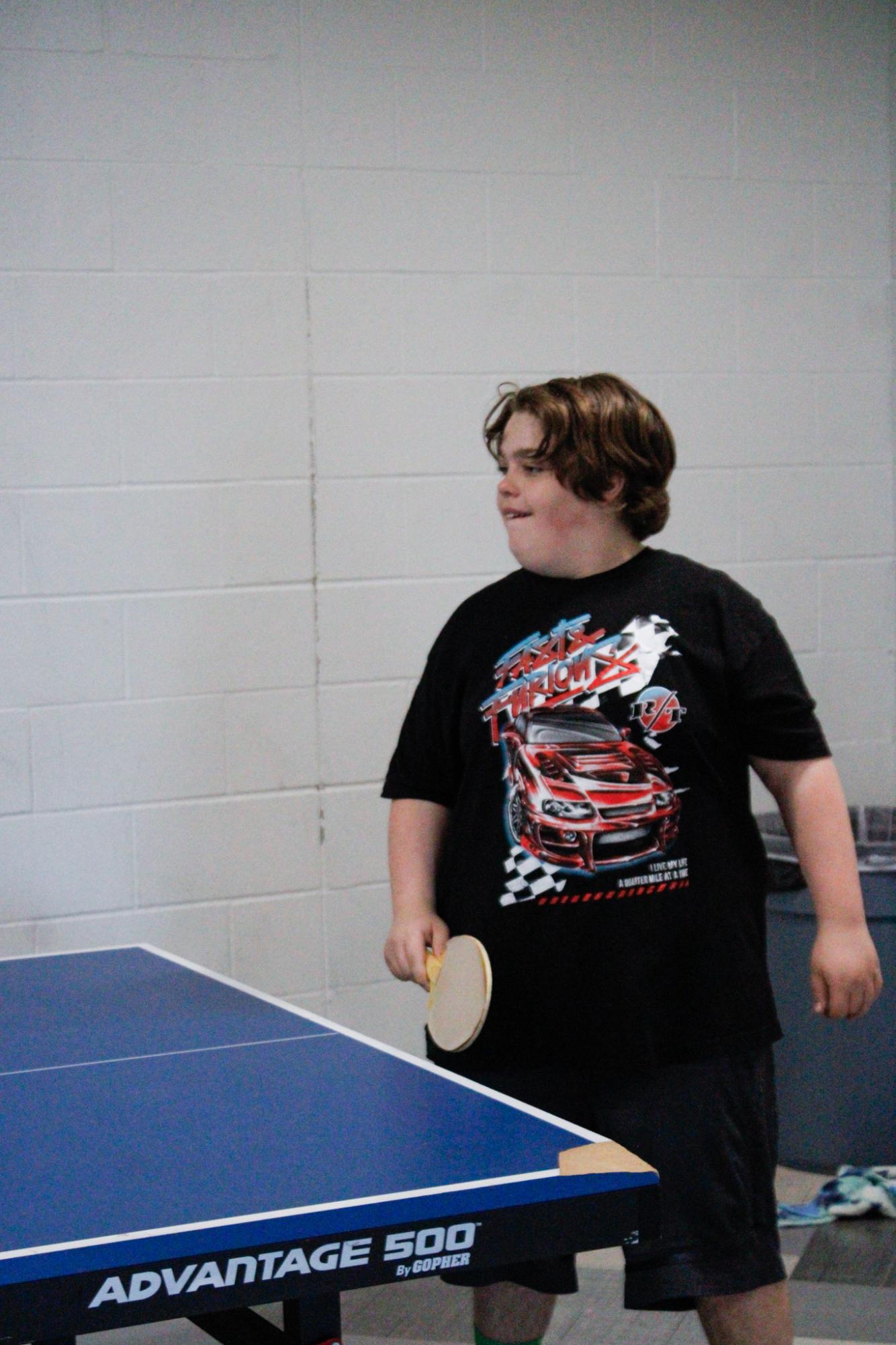 PE/SPED class play ping-pong (Photos by Kaelyn Kissack)