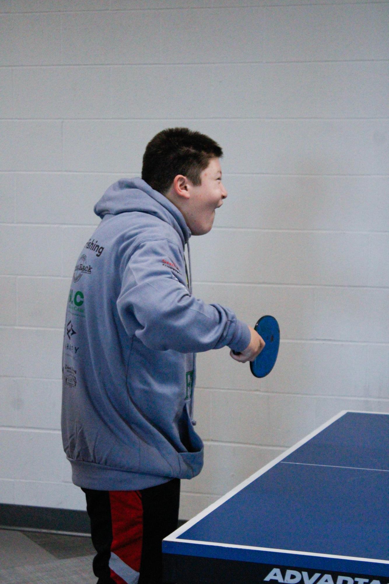 PE/SPED class play ping-pong (Photos by Kaelyn Kissack)