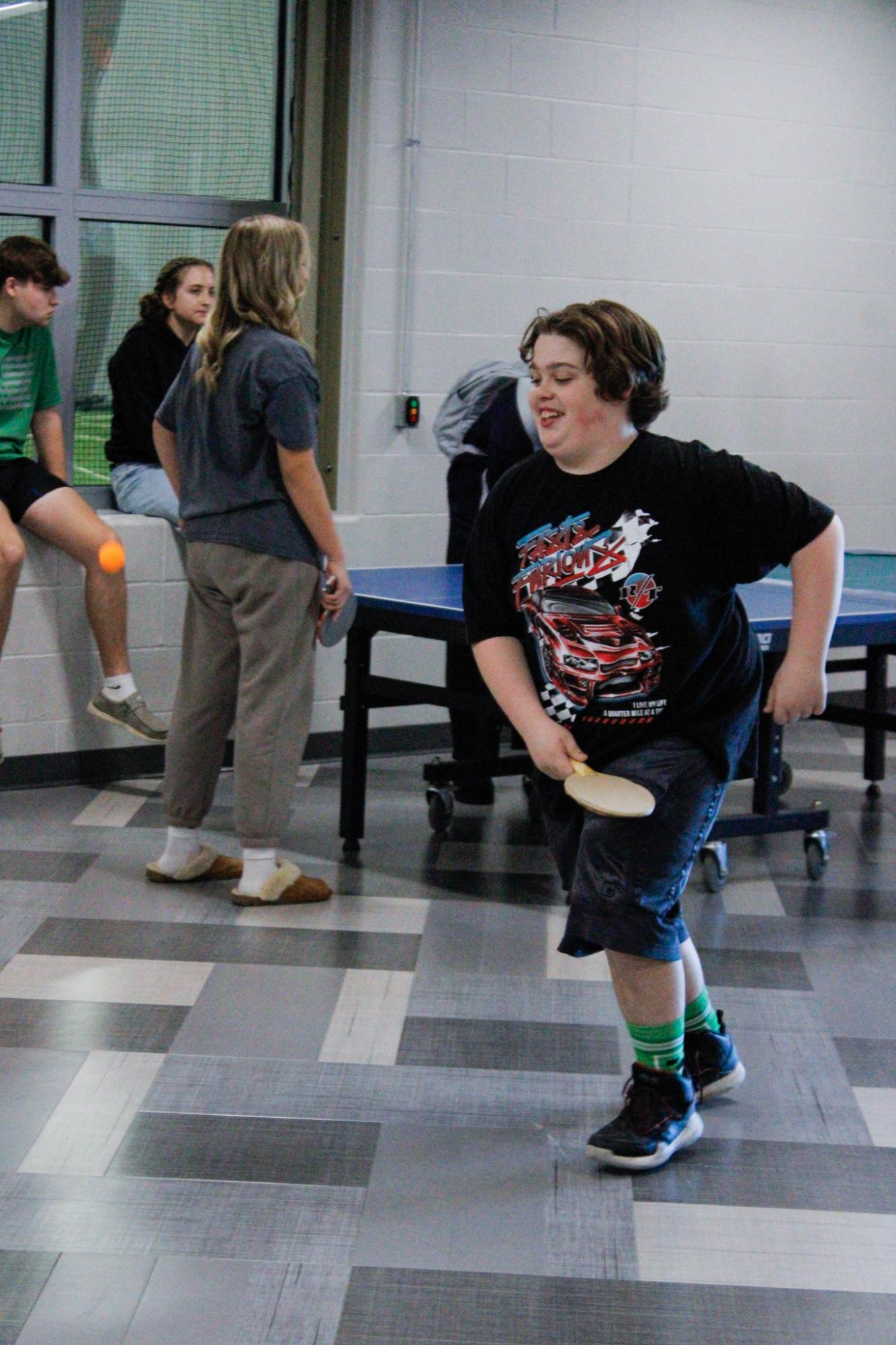 PE/SPED class play ping-pong (Photos by Kaelyn Kissack)