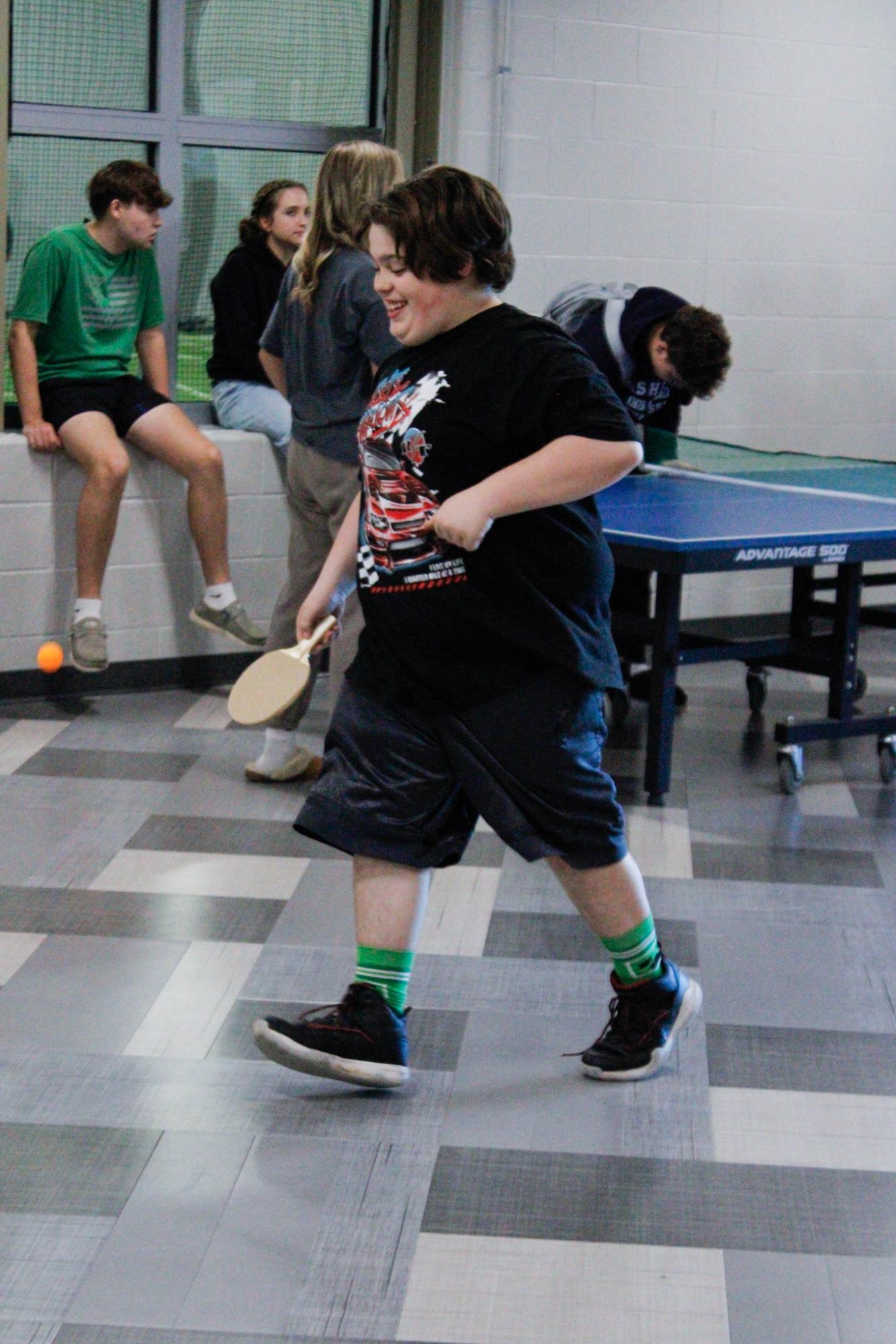 PE/SPED class play ping-pong (Photos by Kaelyn Kissack)