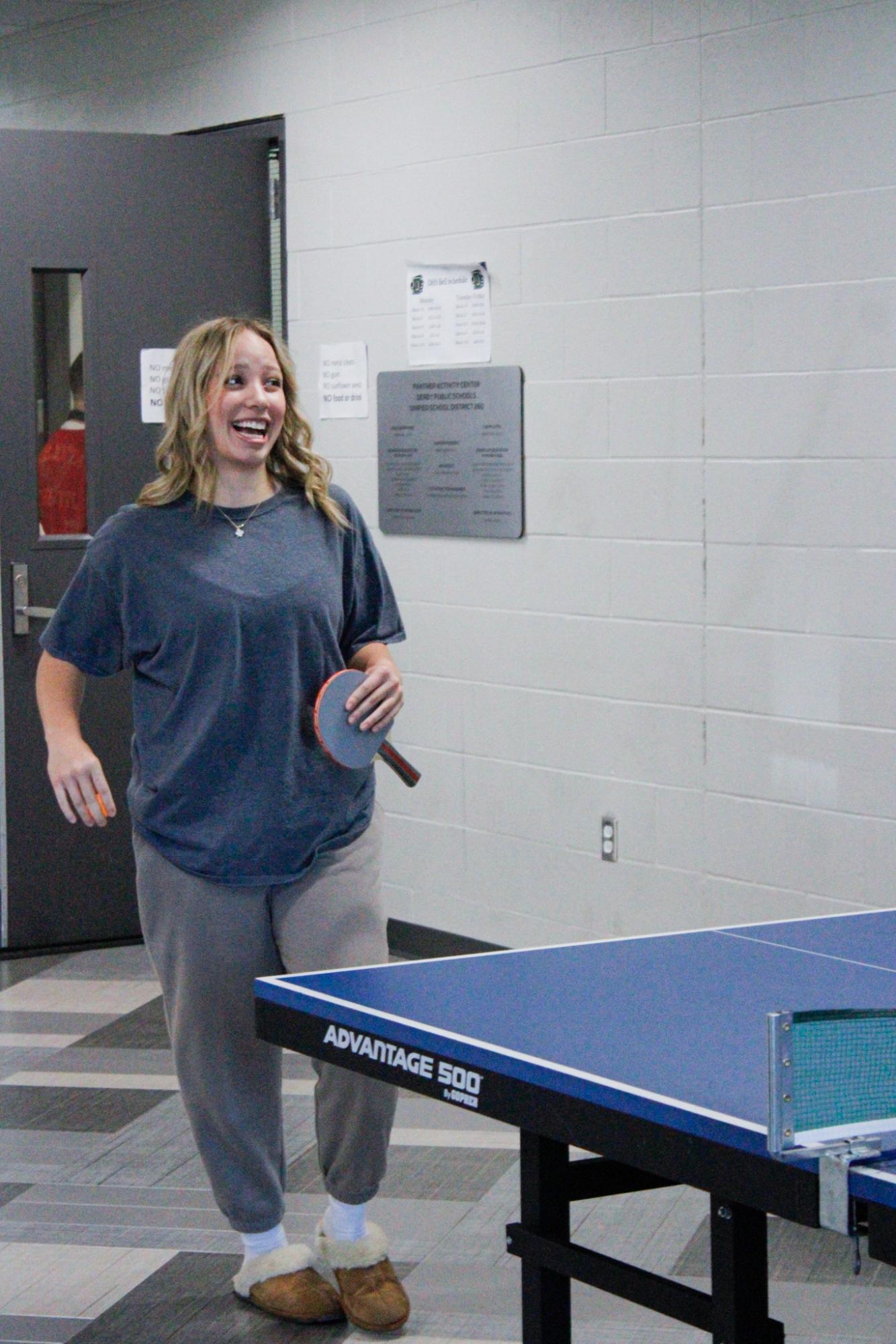 PE/SPED class play ping-pong (Photos by Kaelyn Kissack)