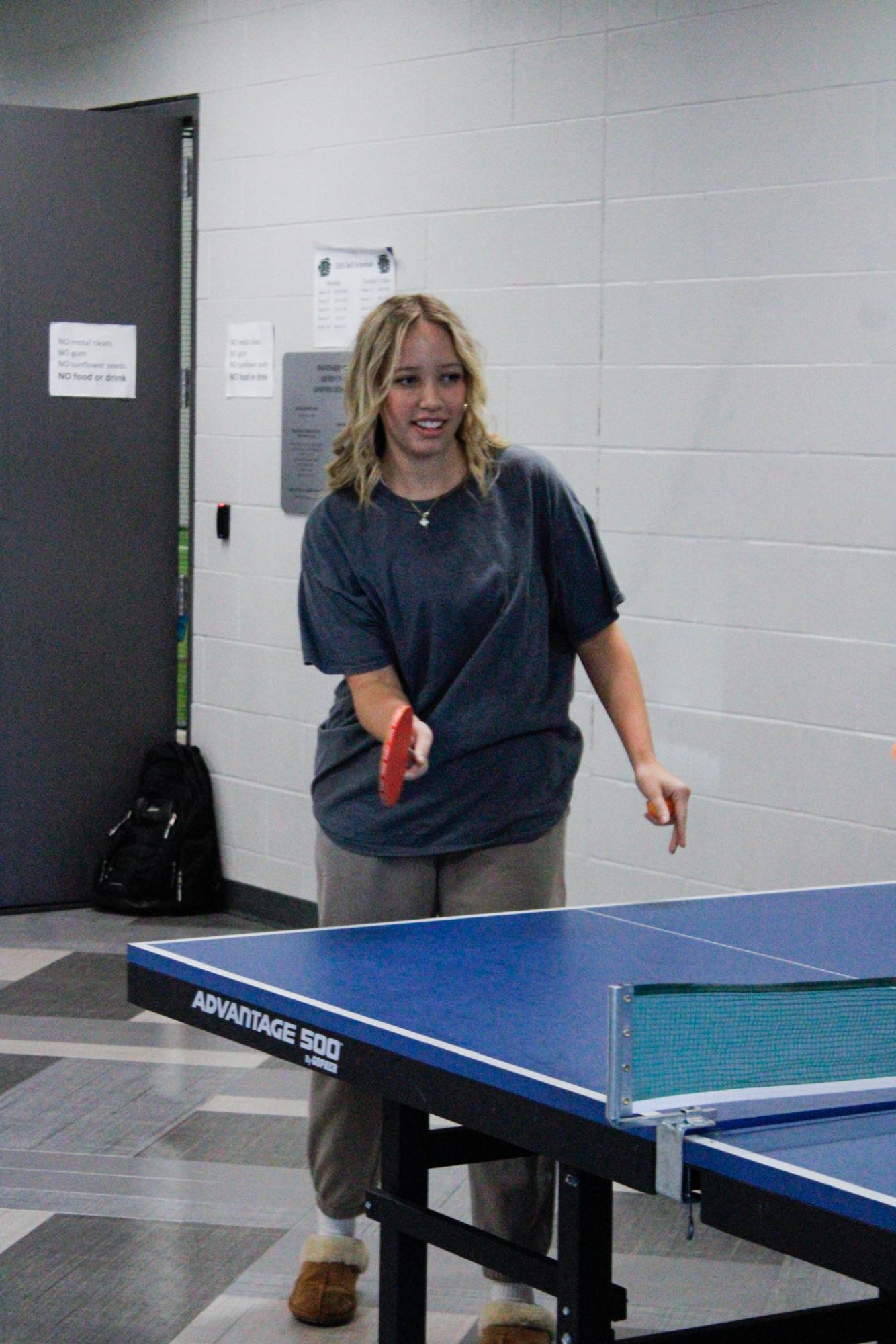 PE/SPED class play ping-pong (Photos by Kaelyn Kissack)