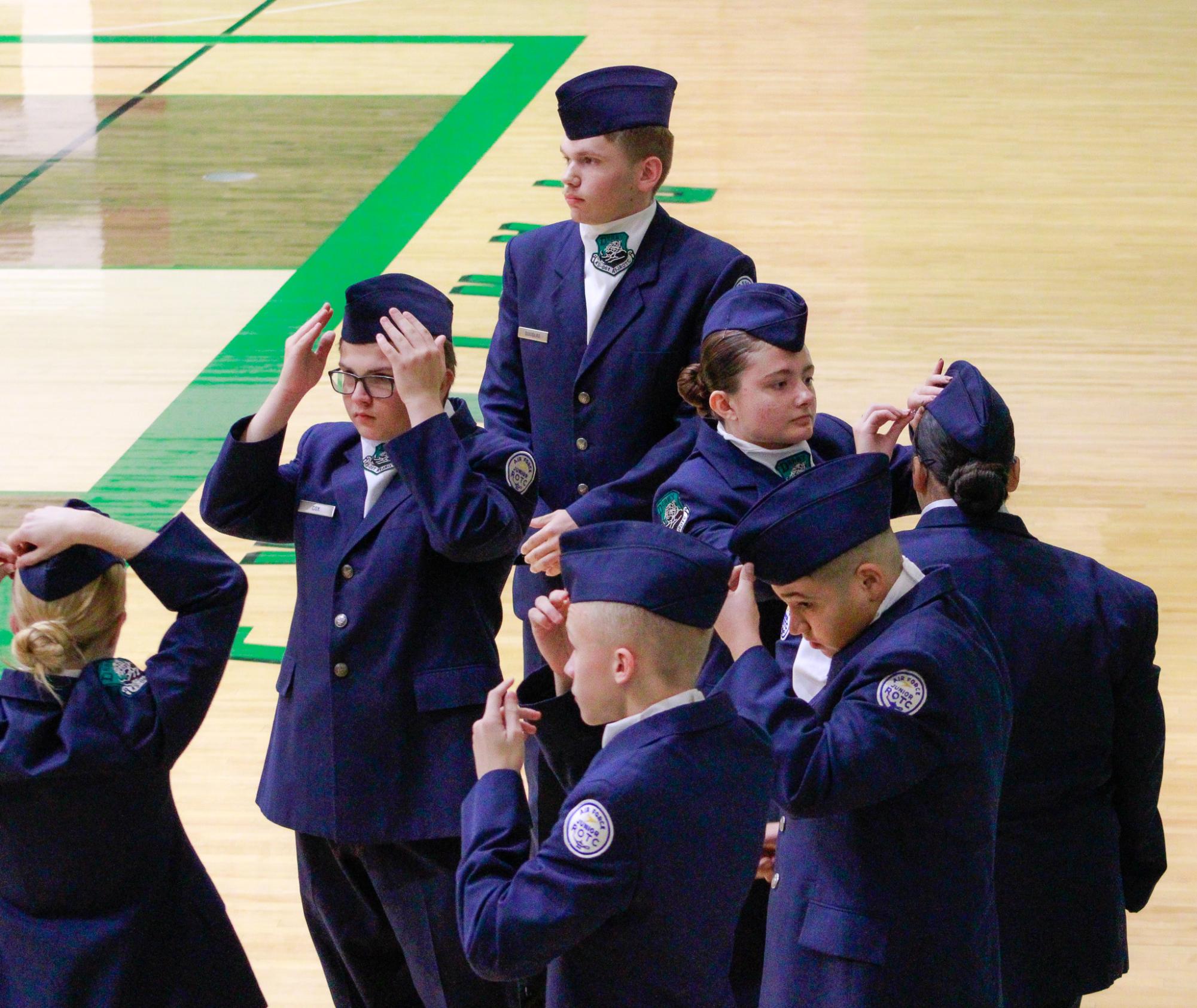 AFJROTC home drill meet (Photos by Sophie Segelke)