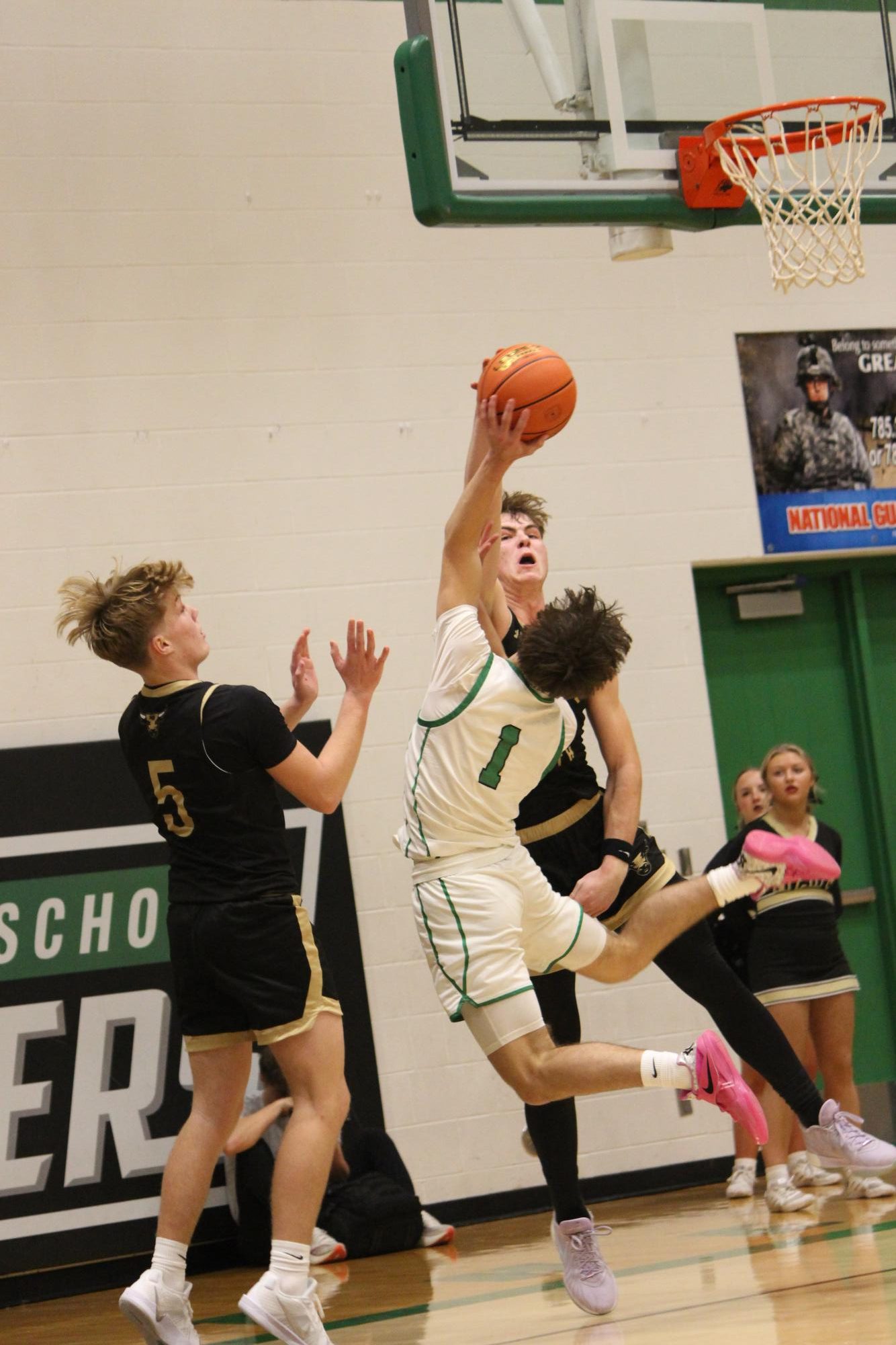 Boys varsity basketball vs. Maize south (Photos by Persephone Ivy)