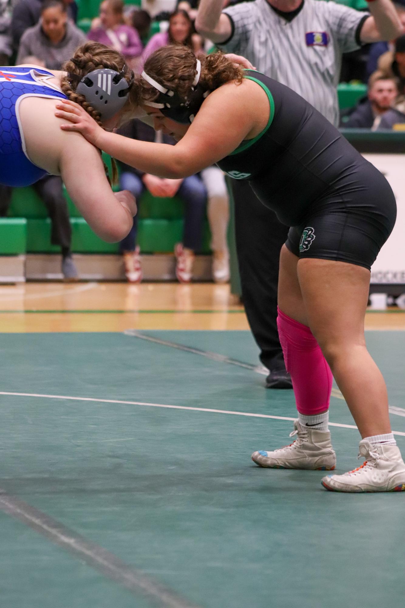 Girls and boys varsity wrestling vs. girls and boys Kapaun (Photos Delainey Stephenson)