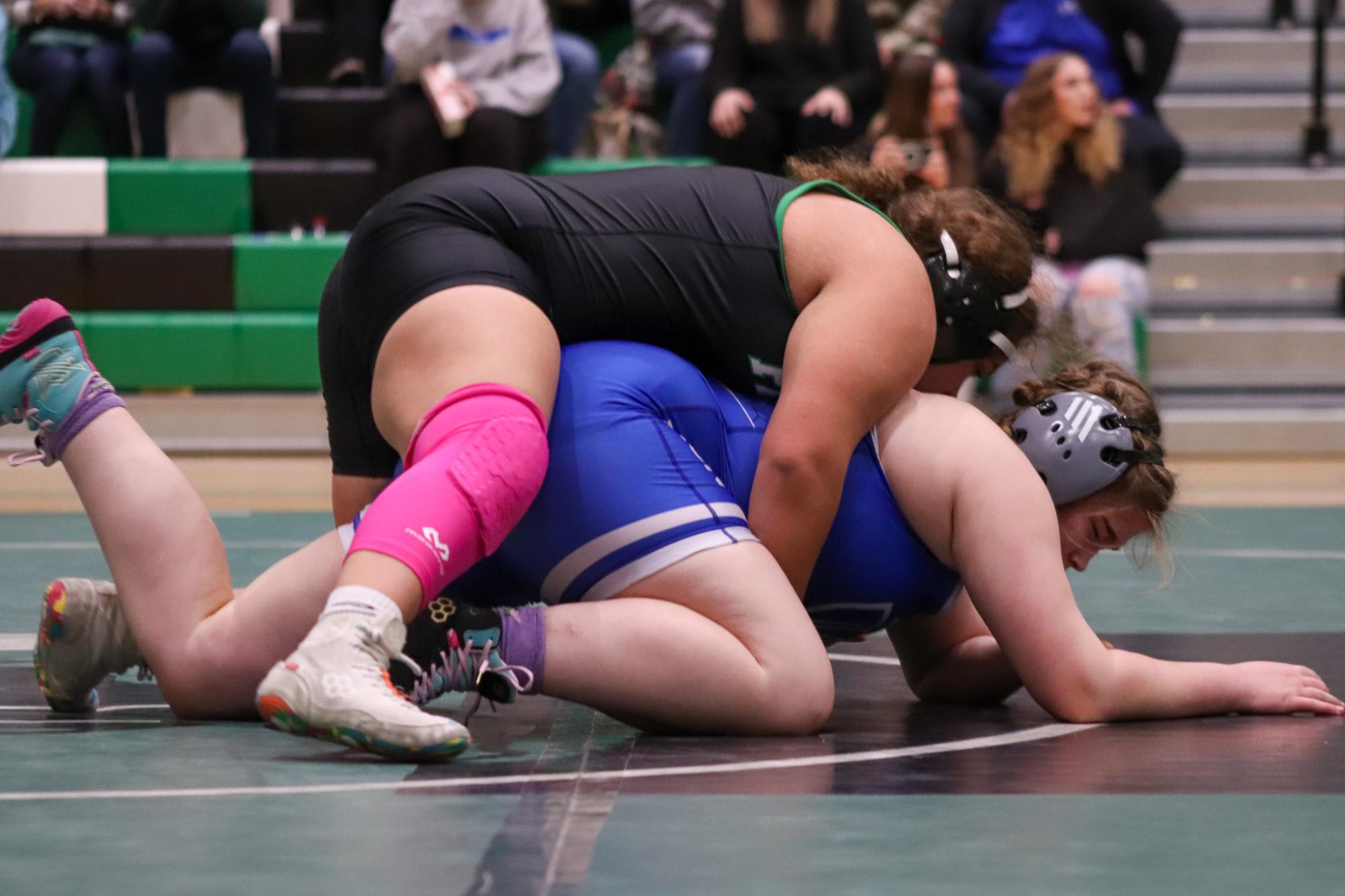 Girls and boys varsity wrestling vs. girls and boys Kapaun (Photos Delainey Stephenson)