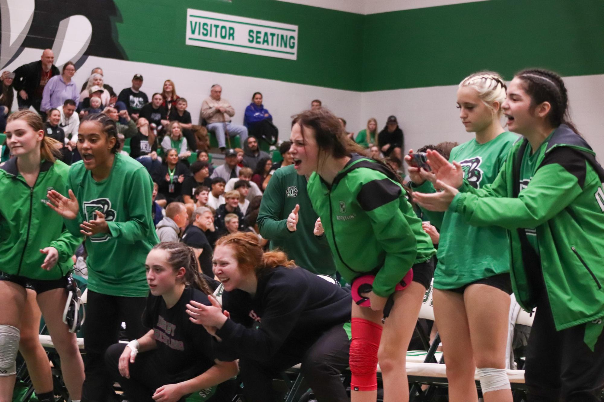 Girls and boys varsity wrestling vs. girls and boys Kapaun (Photos Delainey Stephenson)