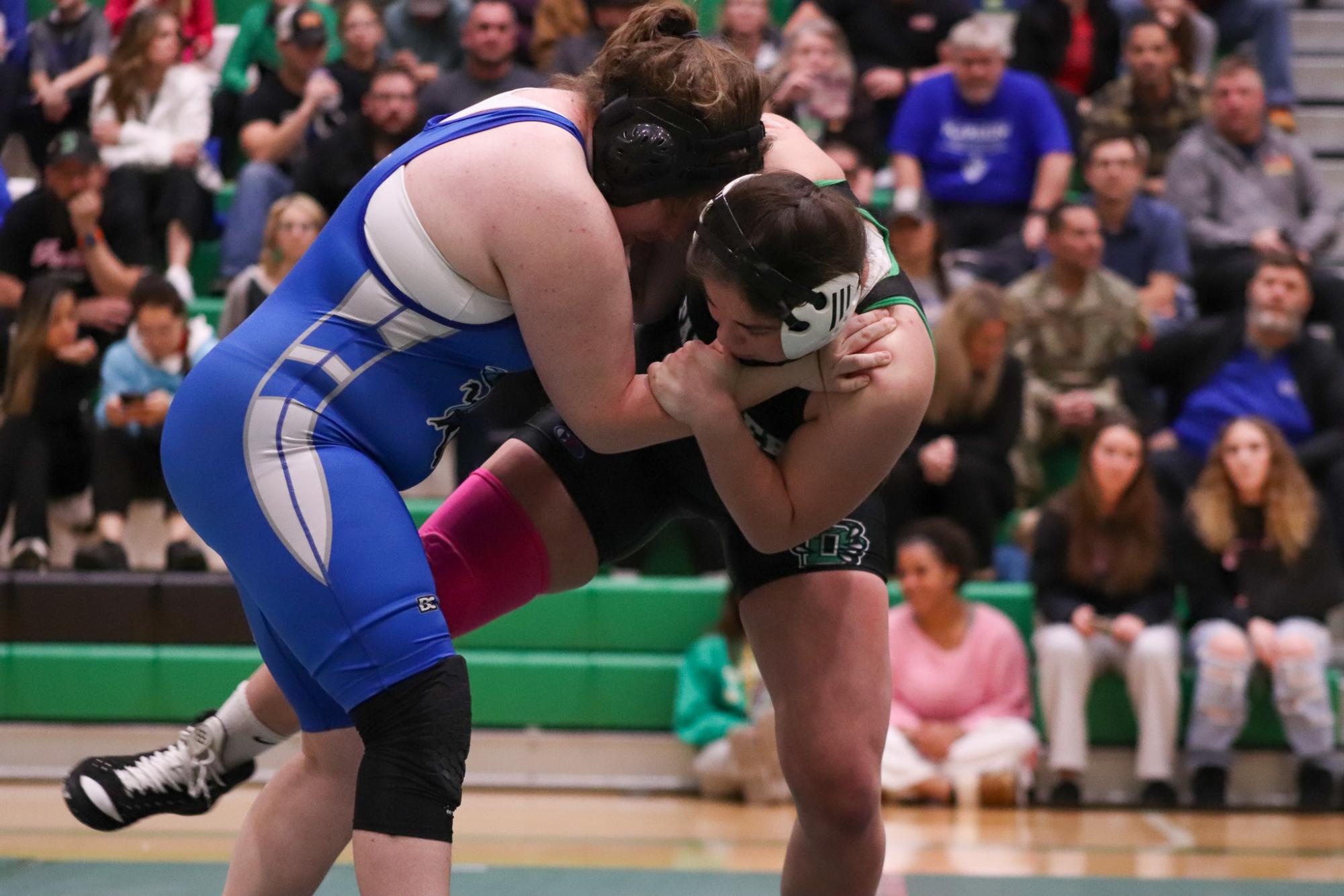 Girls and boys varsity wrestling vs. girls and boys Kapaun (Photos Delainey Stephenson)