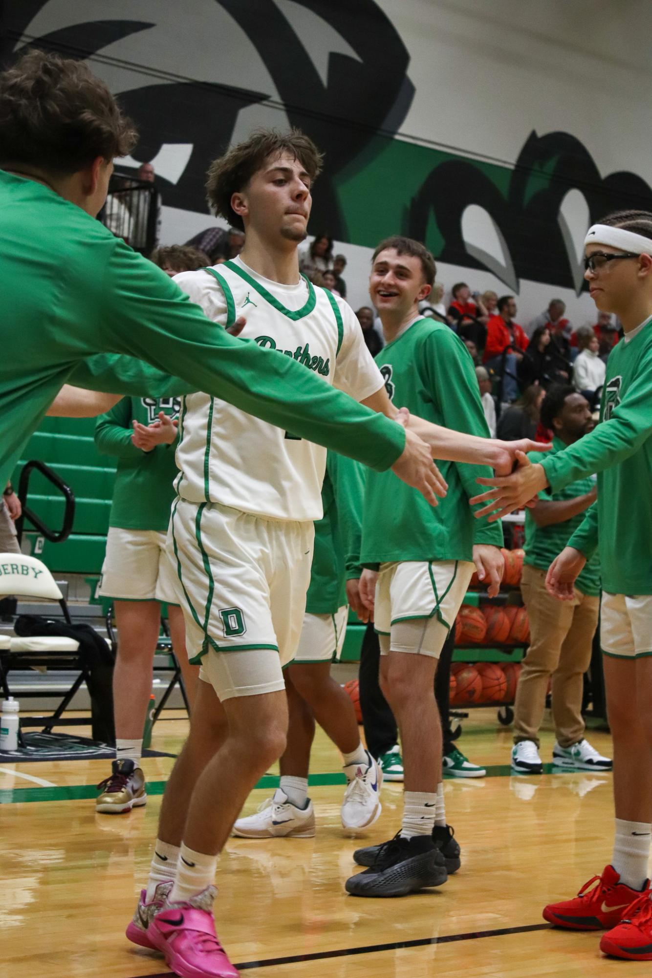 Varsity Boys basketball vs. McPherson  (Photos by Delainey Stephenson)