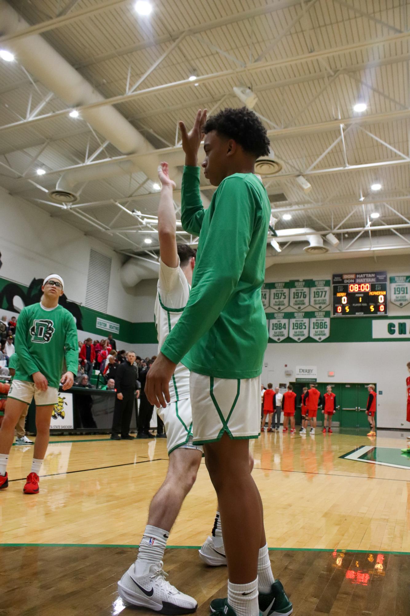 Varsity Boys basketball vs. McPherson  (Photos by Delainey Stephenson)