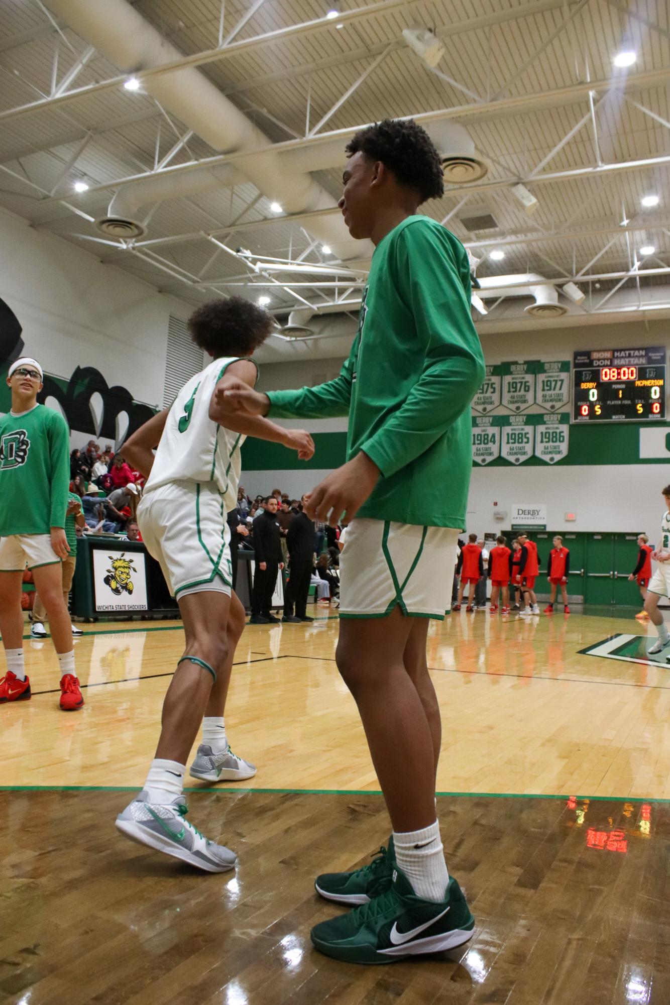 Varsity Boys basketball vs. McPherson  (Photos by Delainey Stephenson)