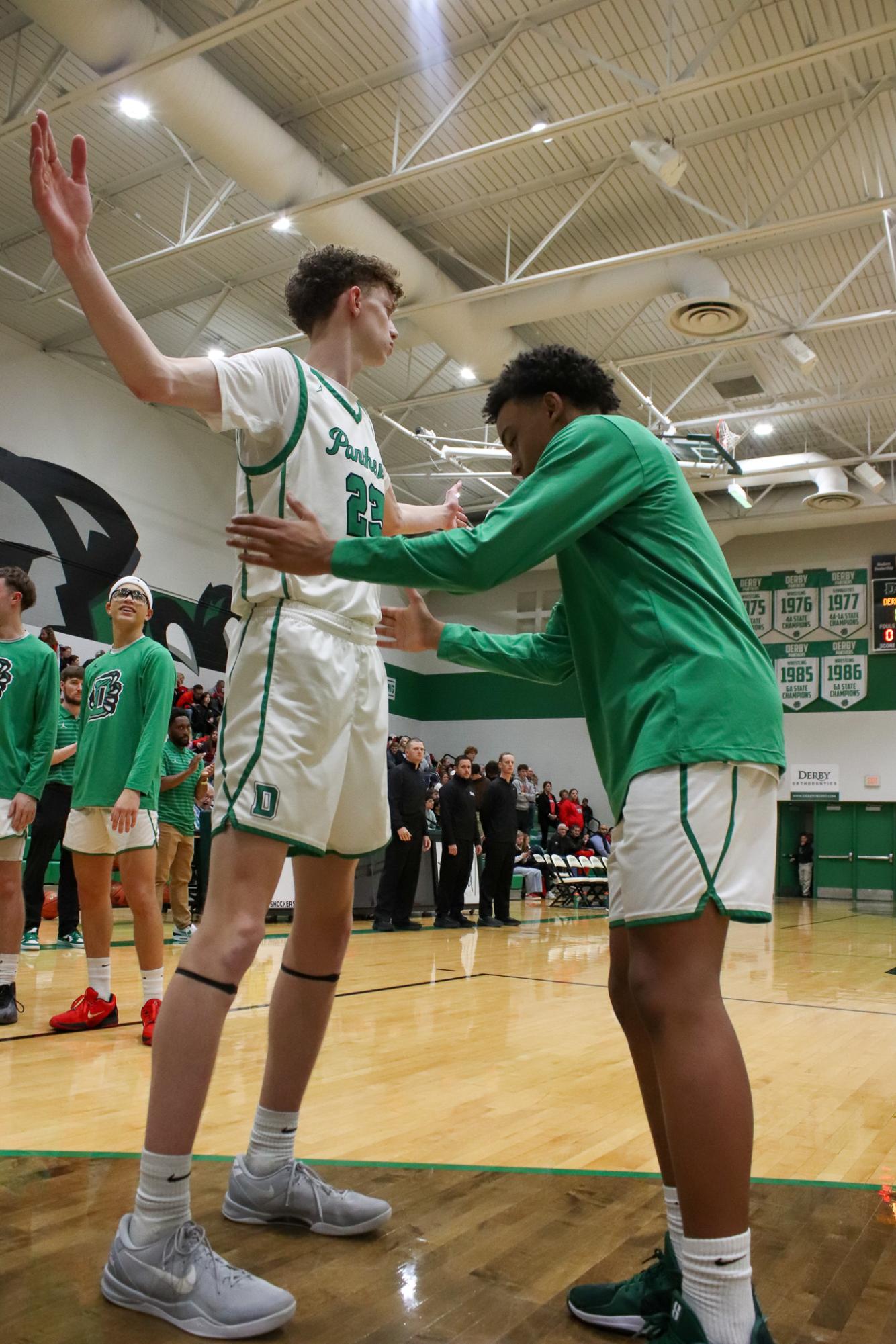 Varsity Boys basketball vs. McPherson  (Photos by Delainey Stephenson)