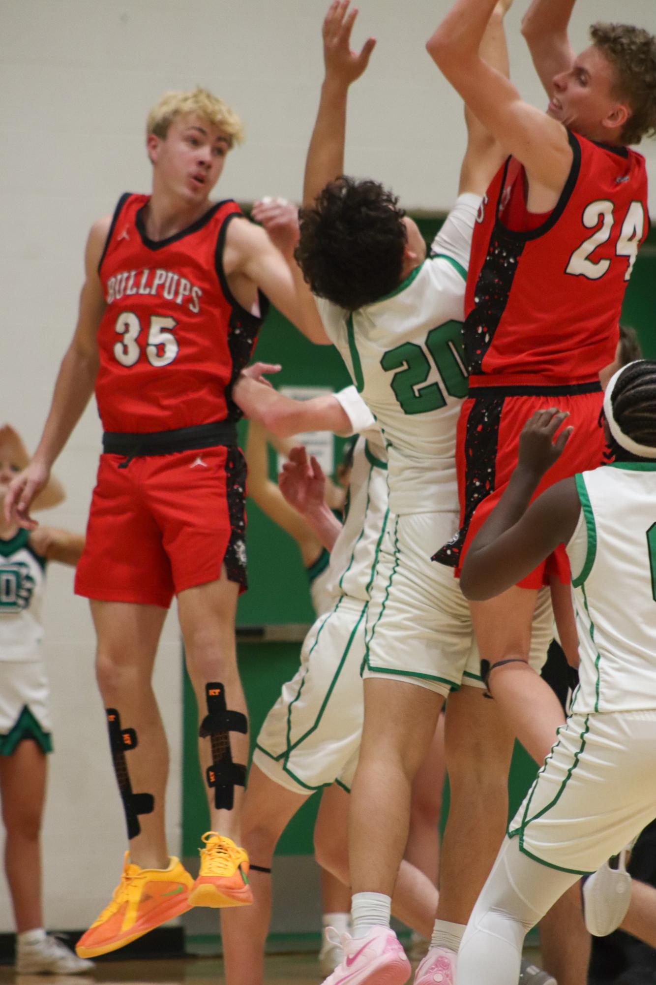 Varsity Boys basketball vs. McPherson  (Photos by Delainey Stephenson)