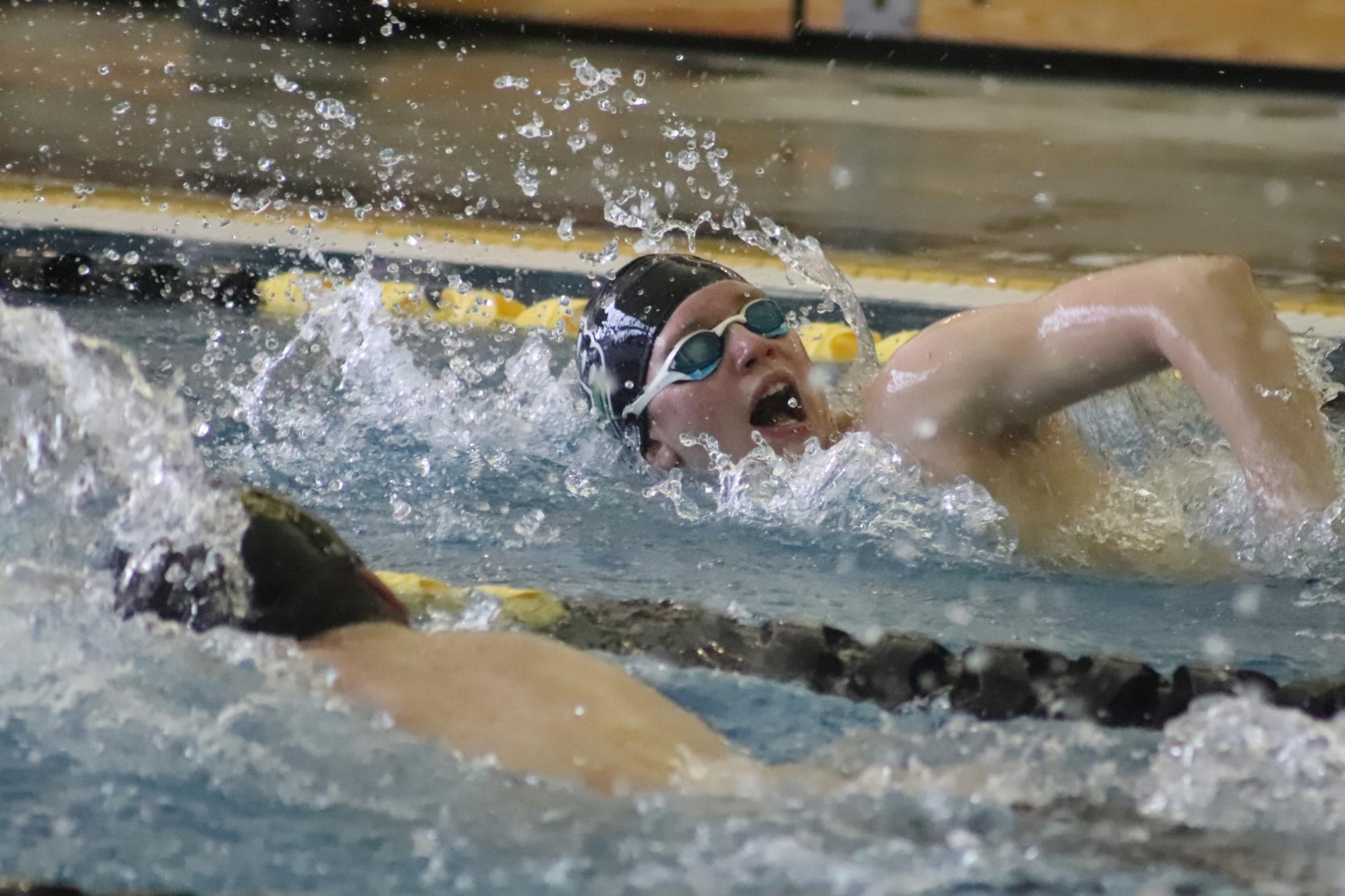 Boys swim meet at Southeast (Photos by Sophia Rogers)