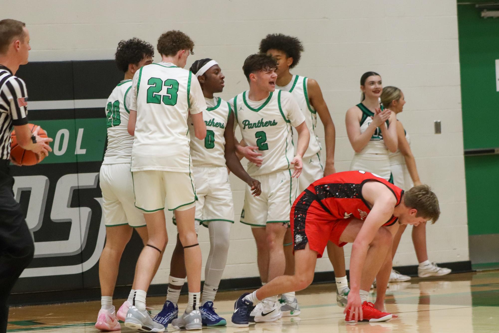 Varsity Boys basketball vs. McPherson  (Photos by Delainey Stephenson)