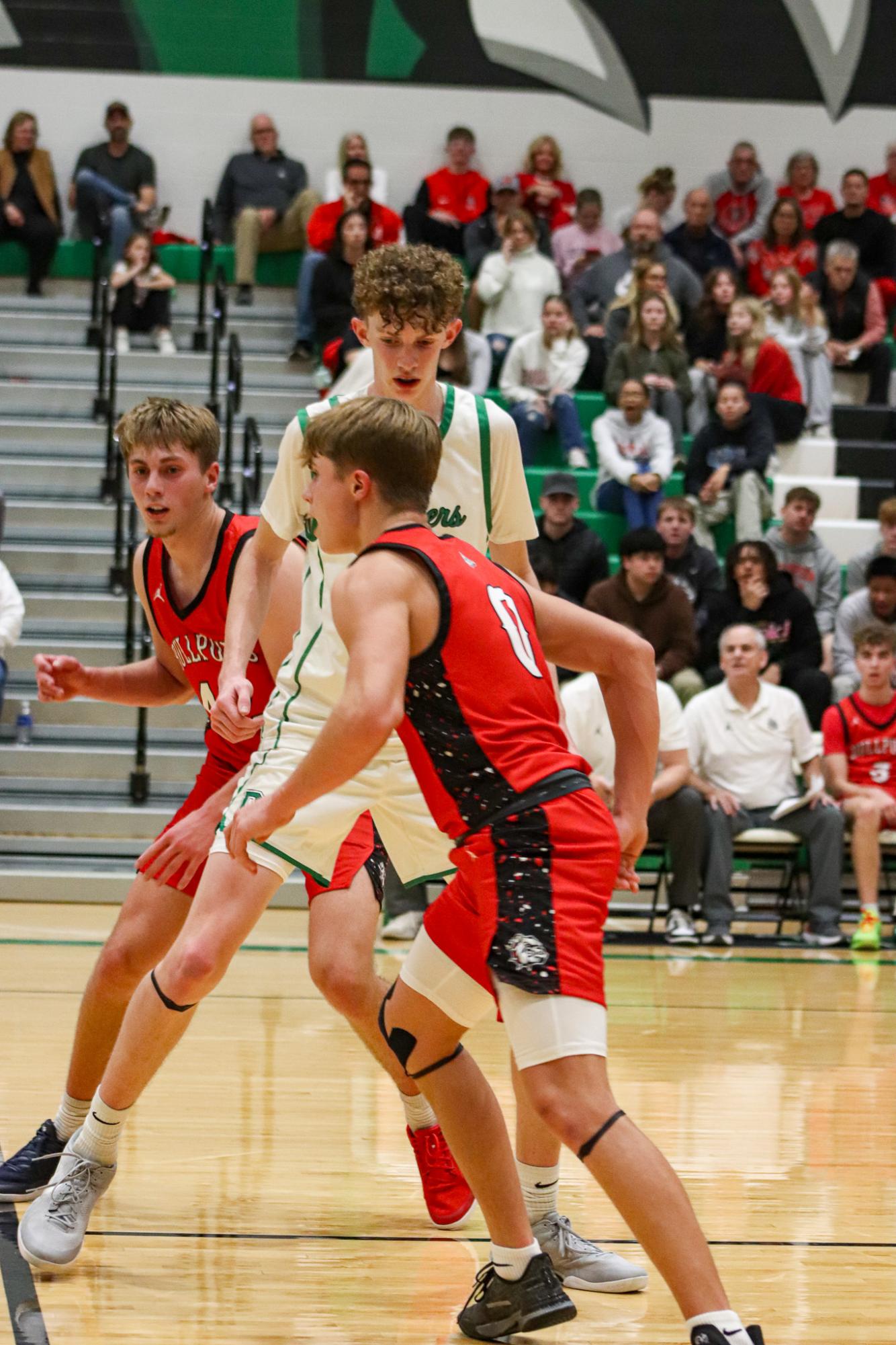 Varsity Boys basketball vs. McPherson  (Photos by Delainey Stephenson)