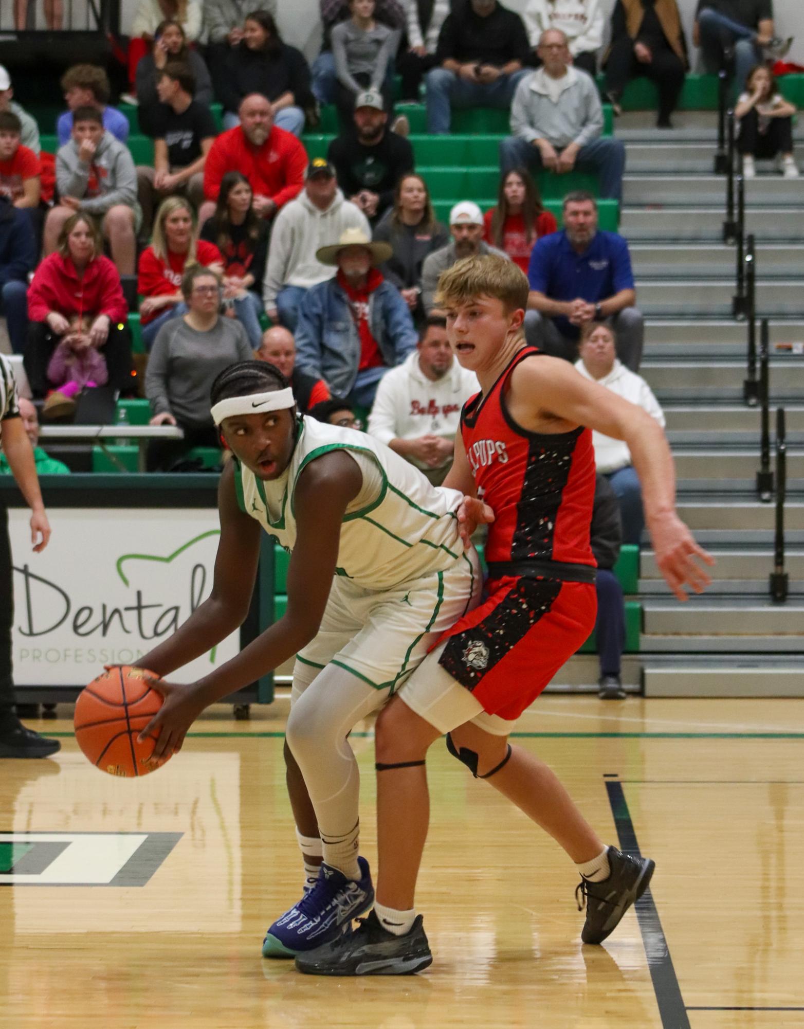 Varsity Boys basketball vs. McPherson  (Photos by Delainey Stephenson)