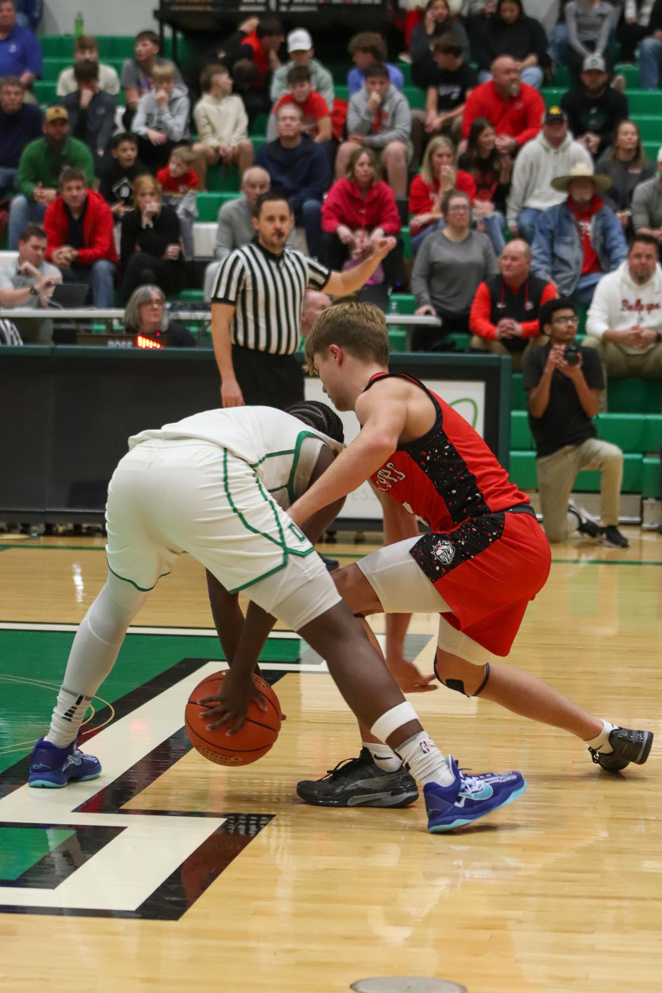 Varsity Boys basketball vs. McPherson  (Photos by Delainey Stephenson)