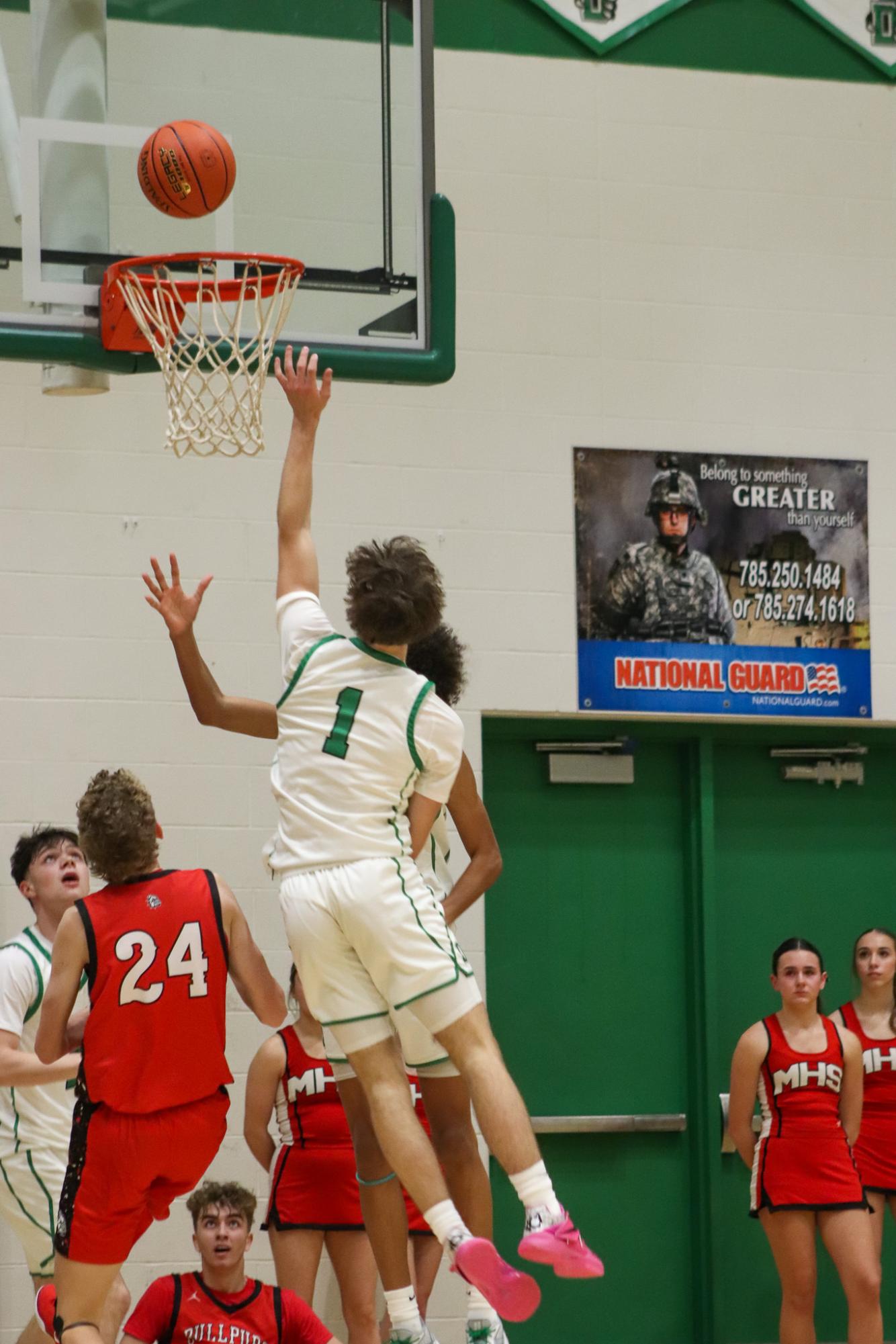 Varsity Boys basketball vs. McPherson  (Photos by Delainey Stephenson)