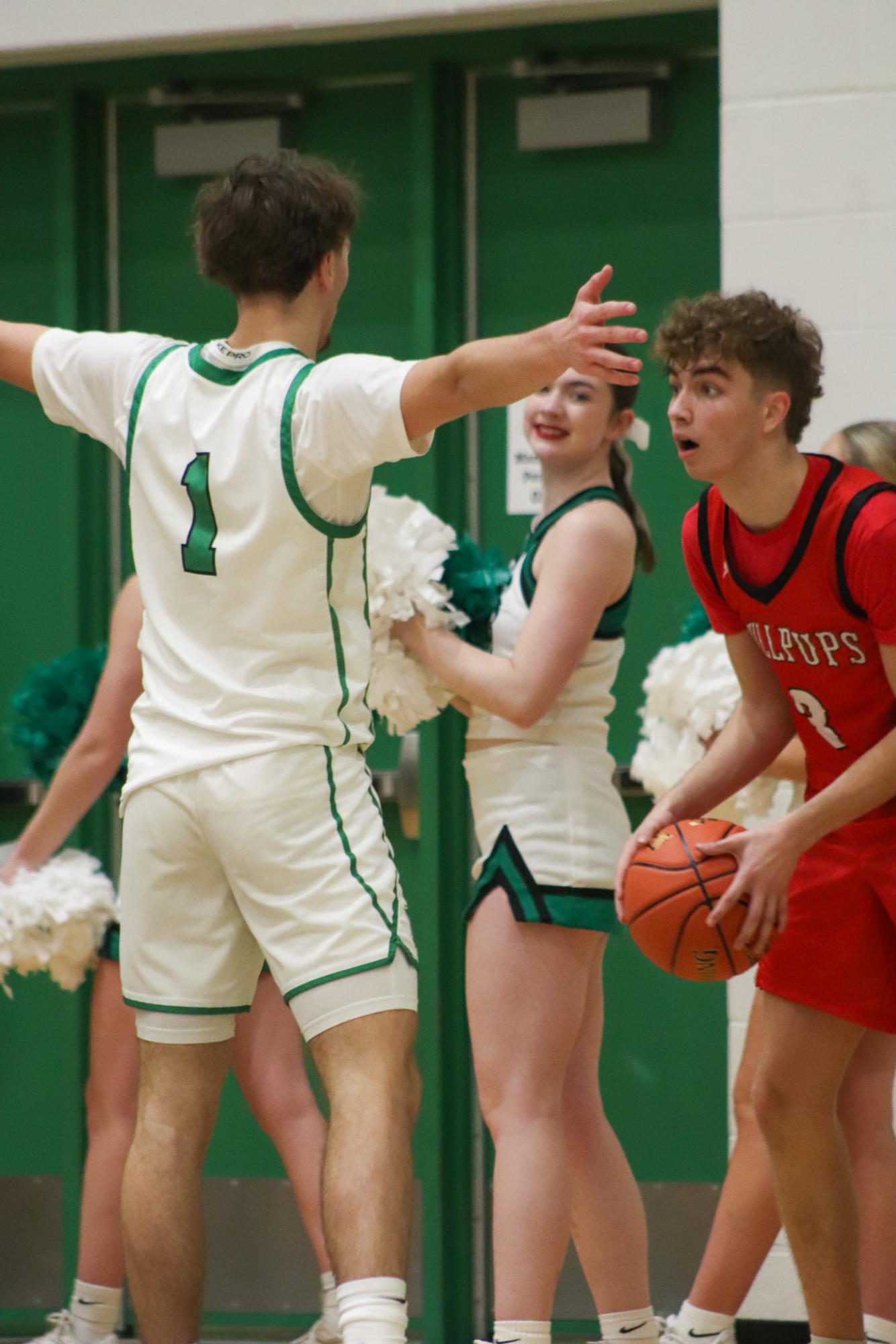 Varsity Boys basketball vs. McPherson  (Photos by Delainey Stephenson)