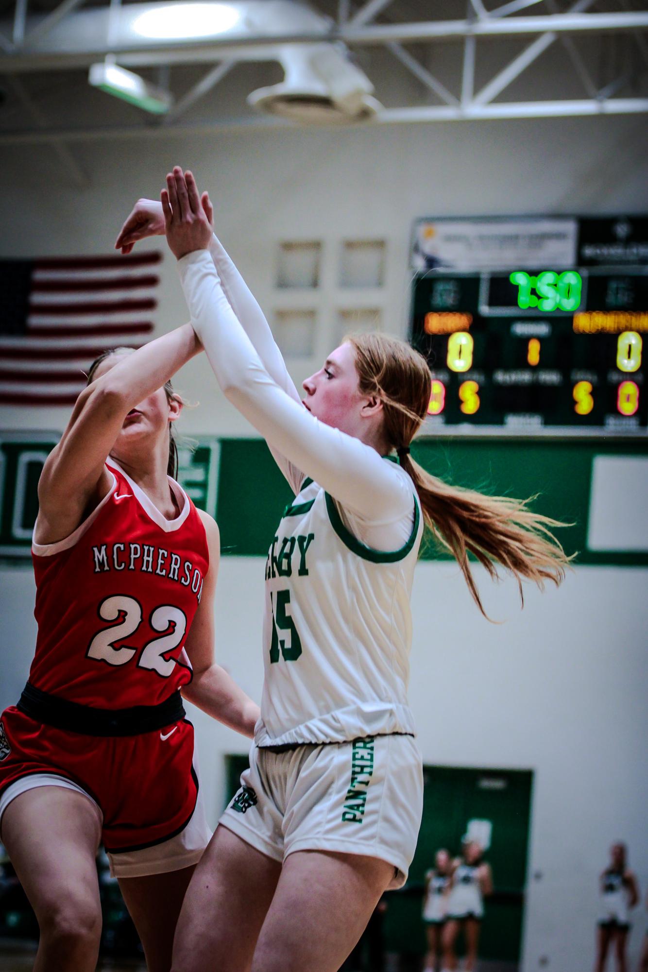 Girls Basketball vs McPherson (Photos by Liberty Smith)