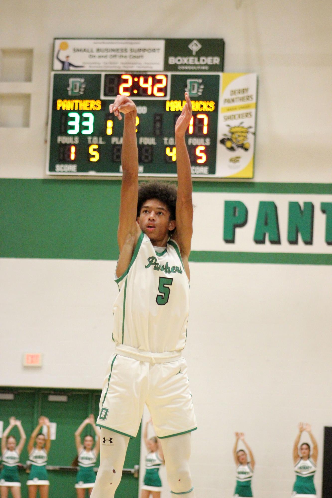 Boys varsity basketball vs. Maize South (Photos by Bree Stuhlsatz)