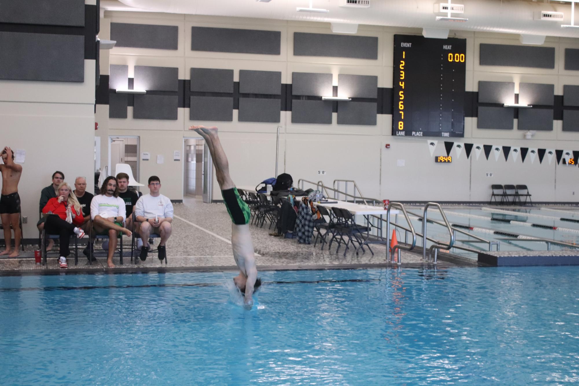 Boys swim meet at Campus (Photos by Sophia Rogers)