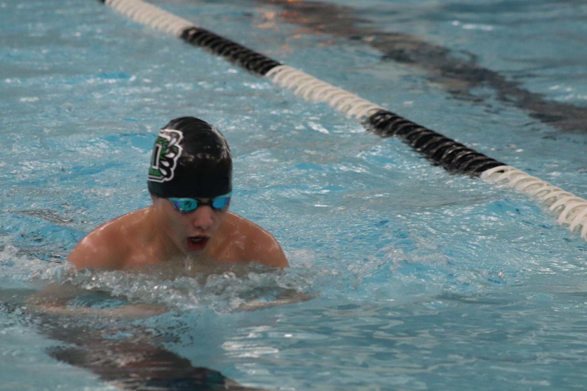 Boys swim meet at Campus (Photos by Sophia Rogers)