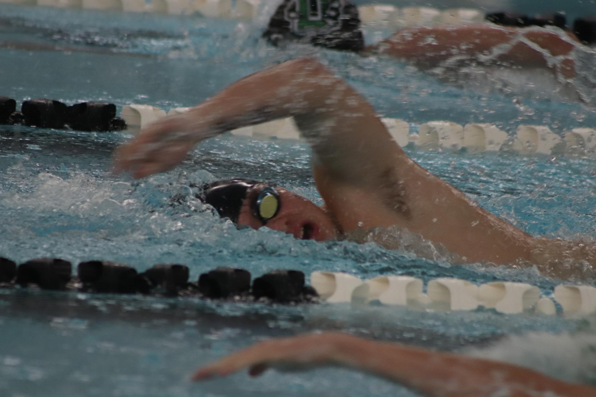 Boys swim meet at Campus (Photos by Sophia Rogers)