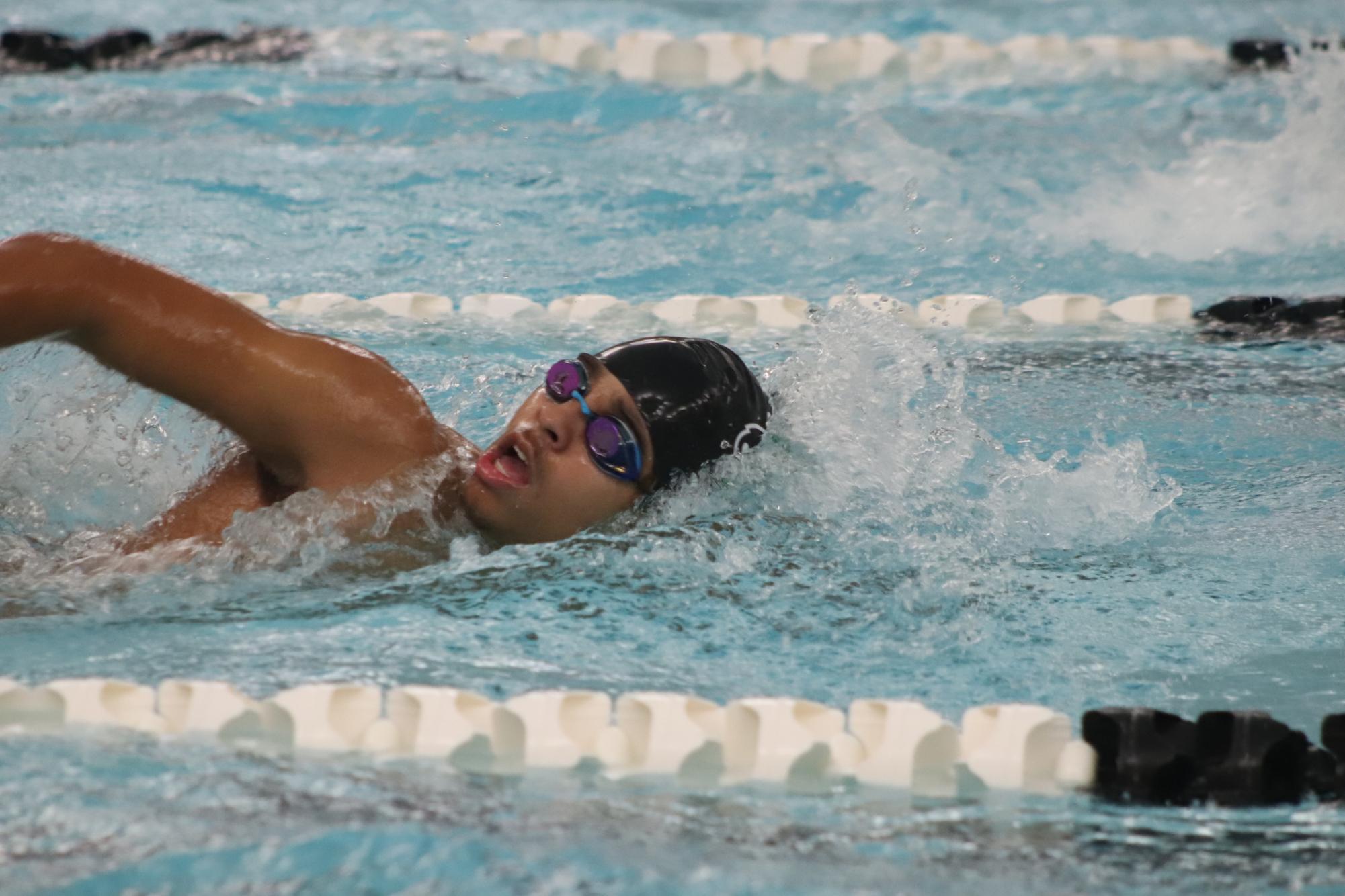 Boys swim meet at Campus (Photos by Sophia Rogers)