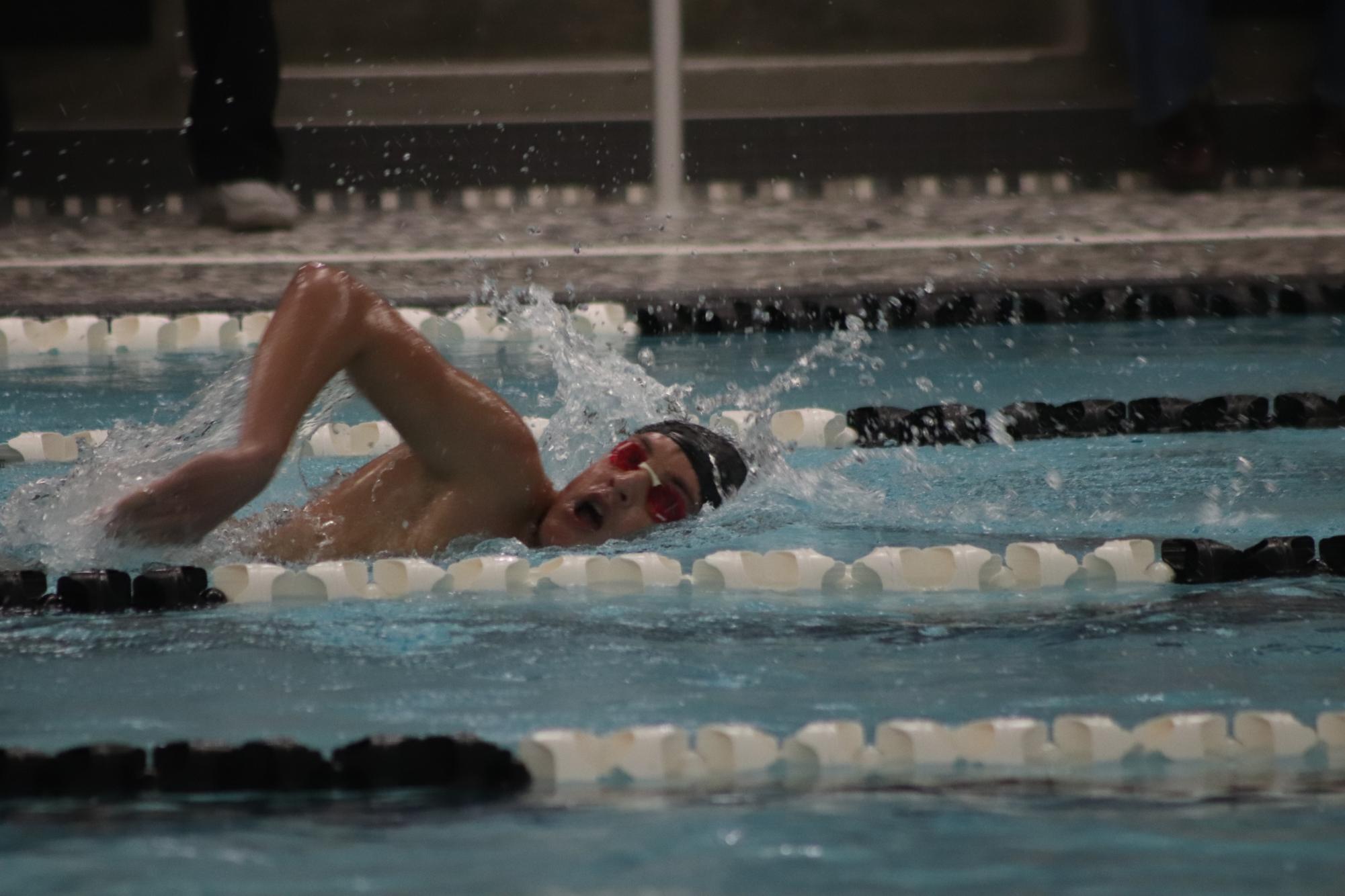 Boys swim meet at Campus (Photos by Sophia Rogers)