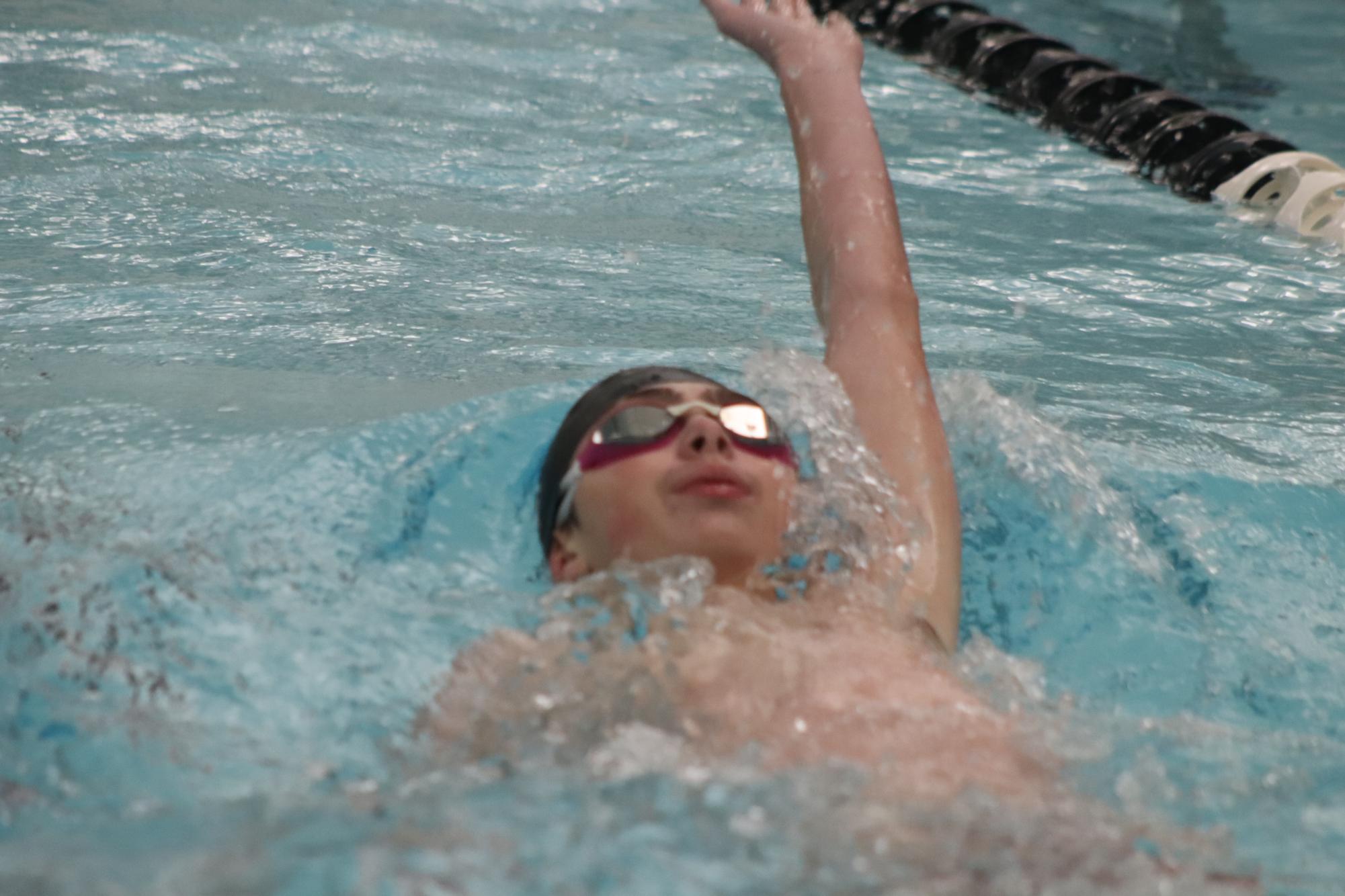 Boys swim meet at Campus (Photos by Sophia Rogers)