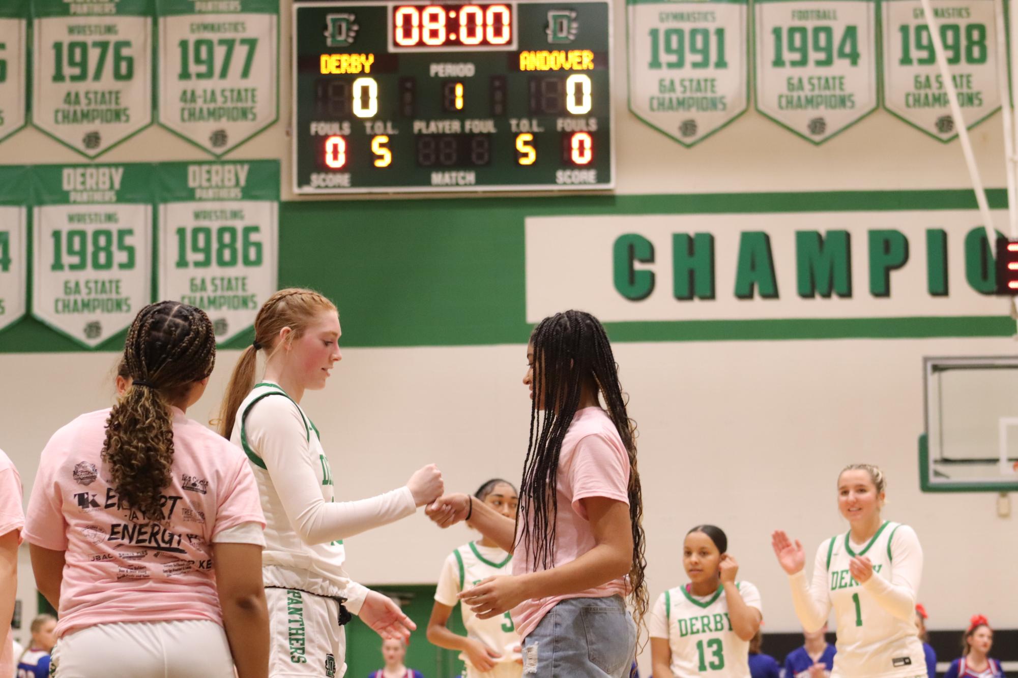 Varsity girls basketball vs Andover (photos by Emily Crowell)