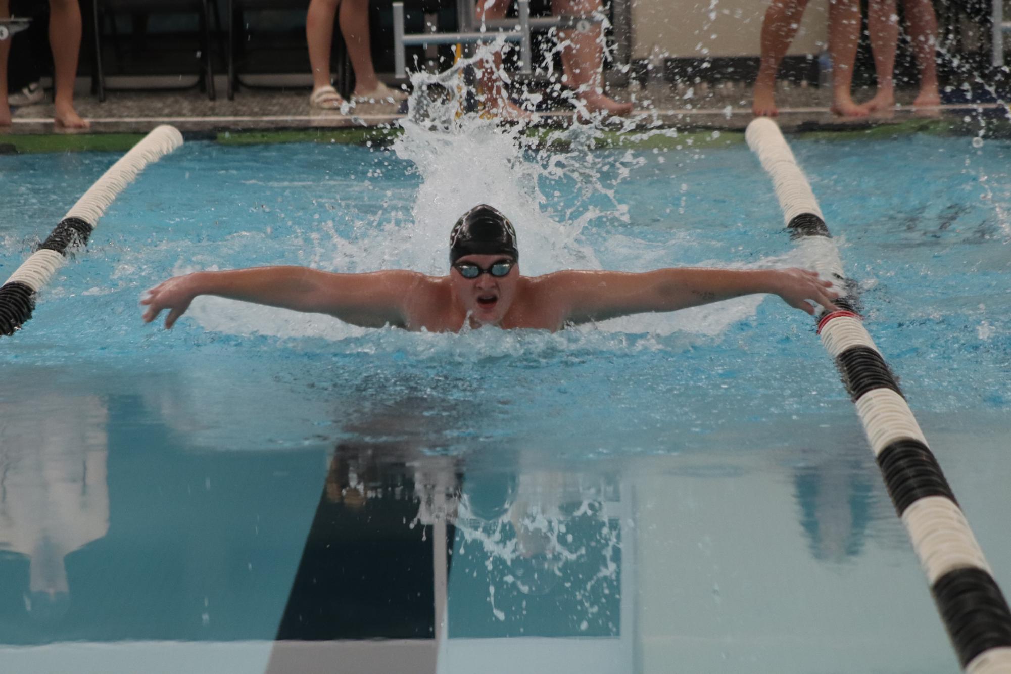 Boys swim meet at Campus (Photos by Sophia Rogers)