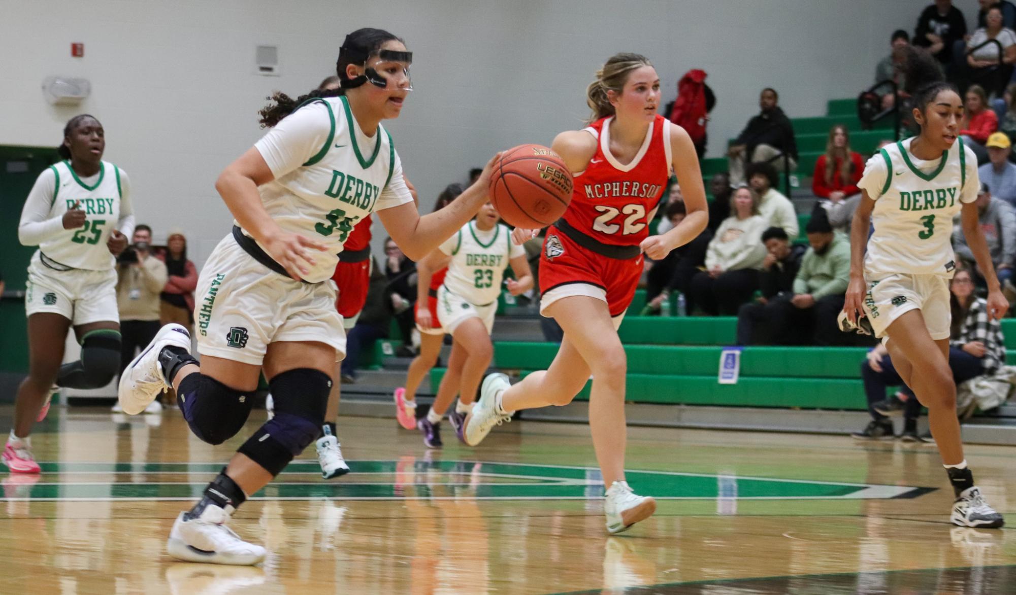 Girls Varsity Basketball vs. McPherson (Photos by Natali Mitchell)