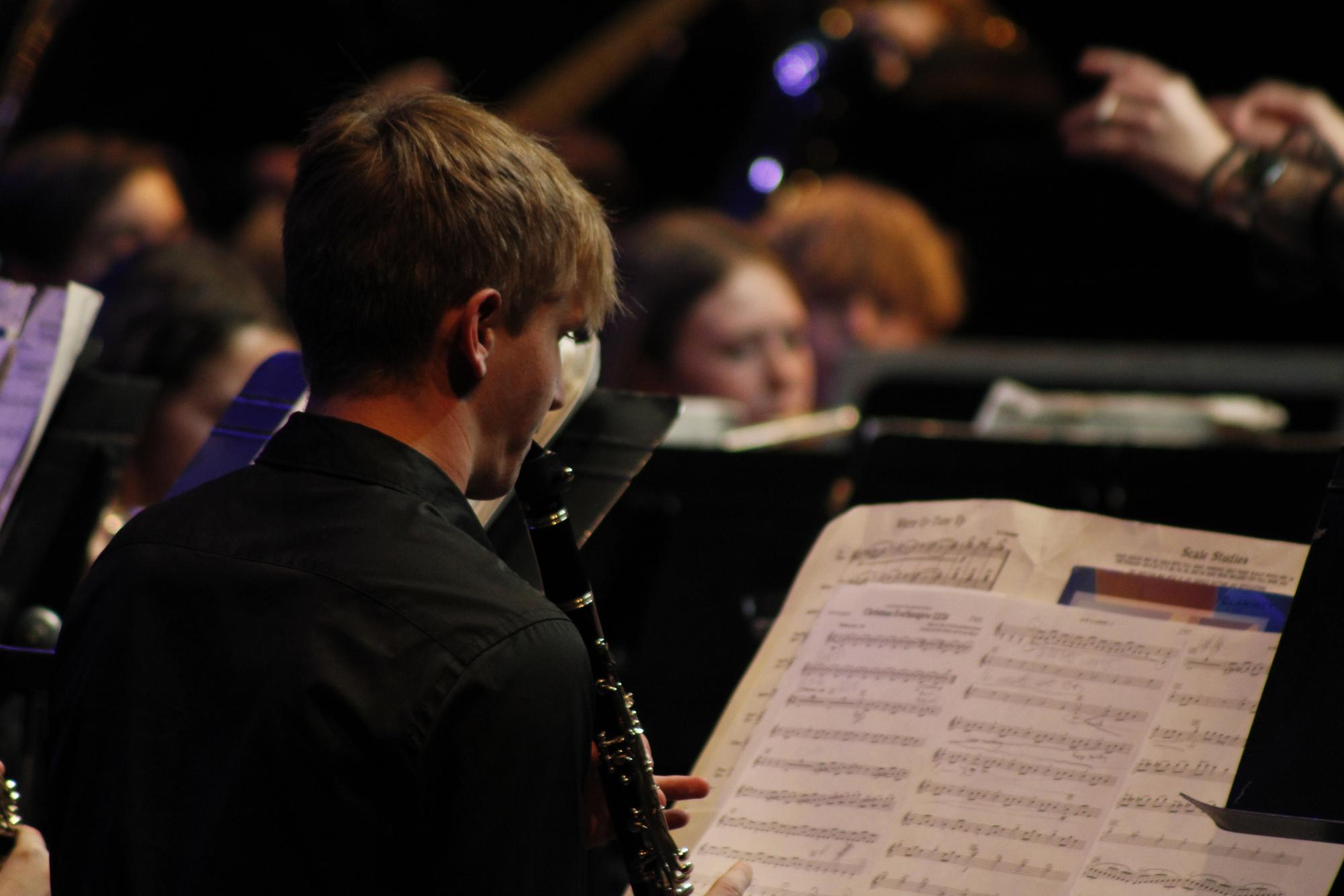 Winter band concert (photos by Emily Crowell)