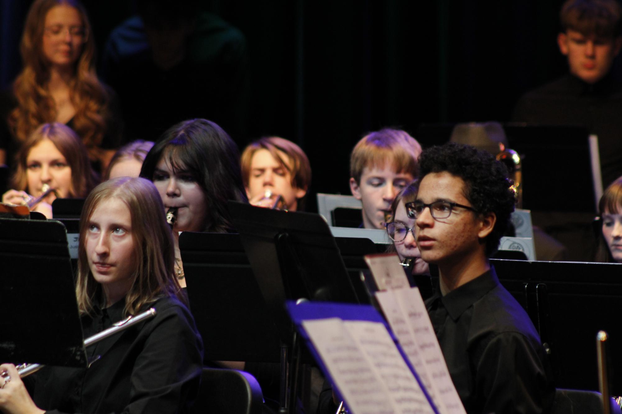 Winter band concert (photos by Emily Crowell)