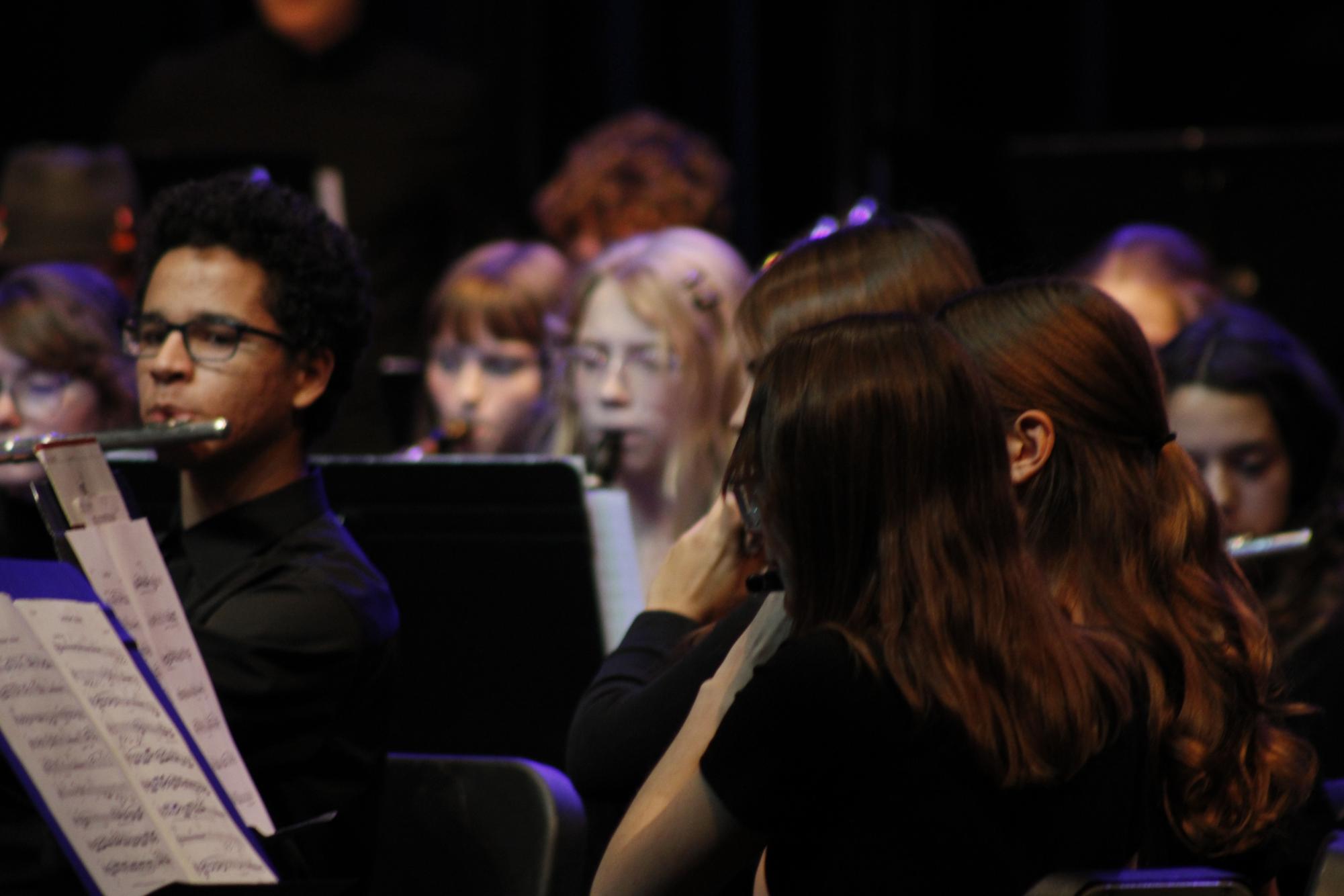 Winter band concert (photos by Emily Crowell)