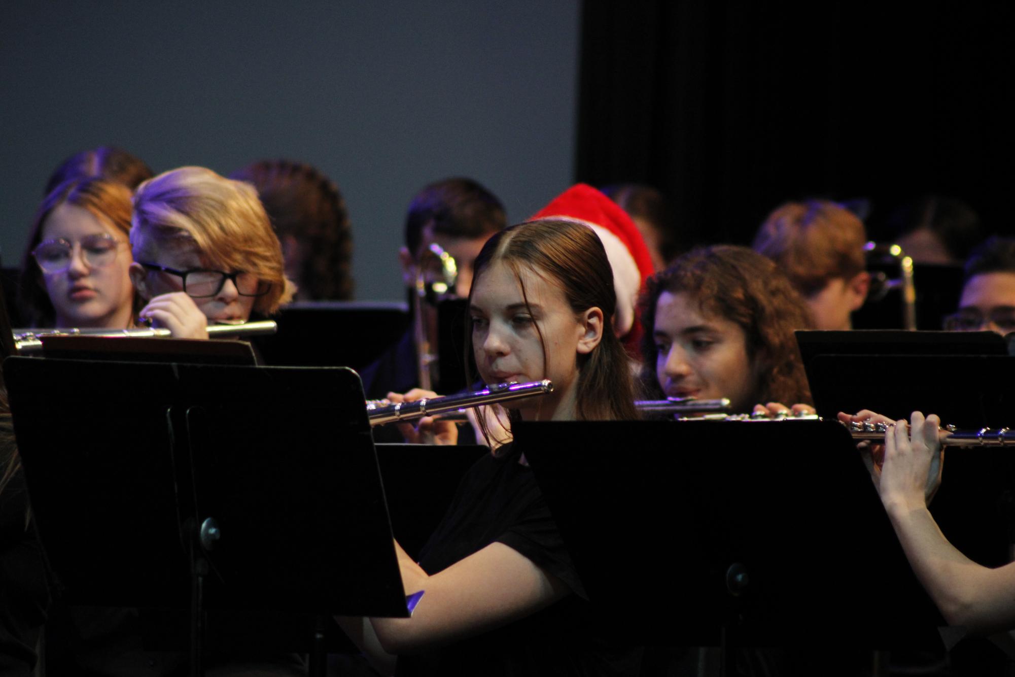 Winter band concert (photos by Emily Crowell)