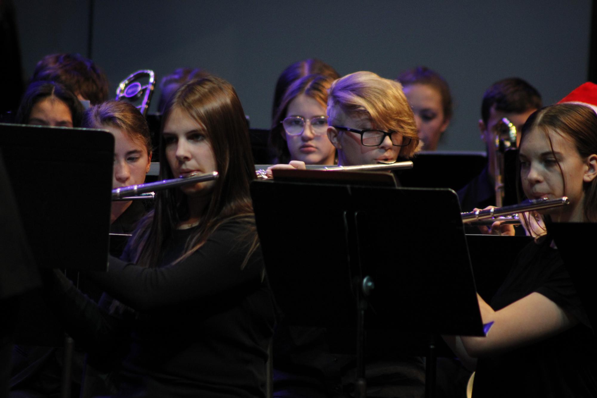 Winter band concert (photos by Emily Crowell)