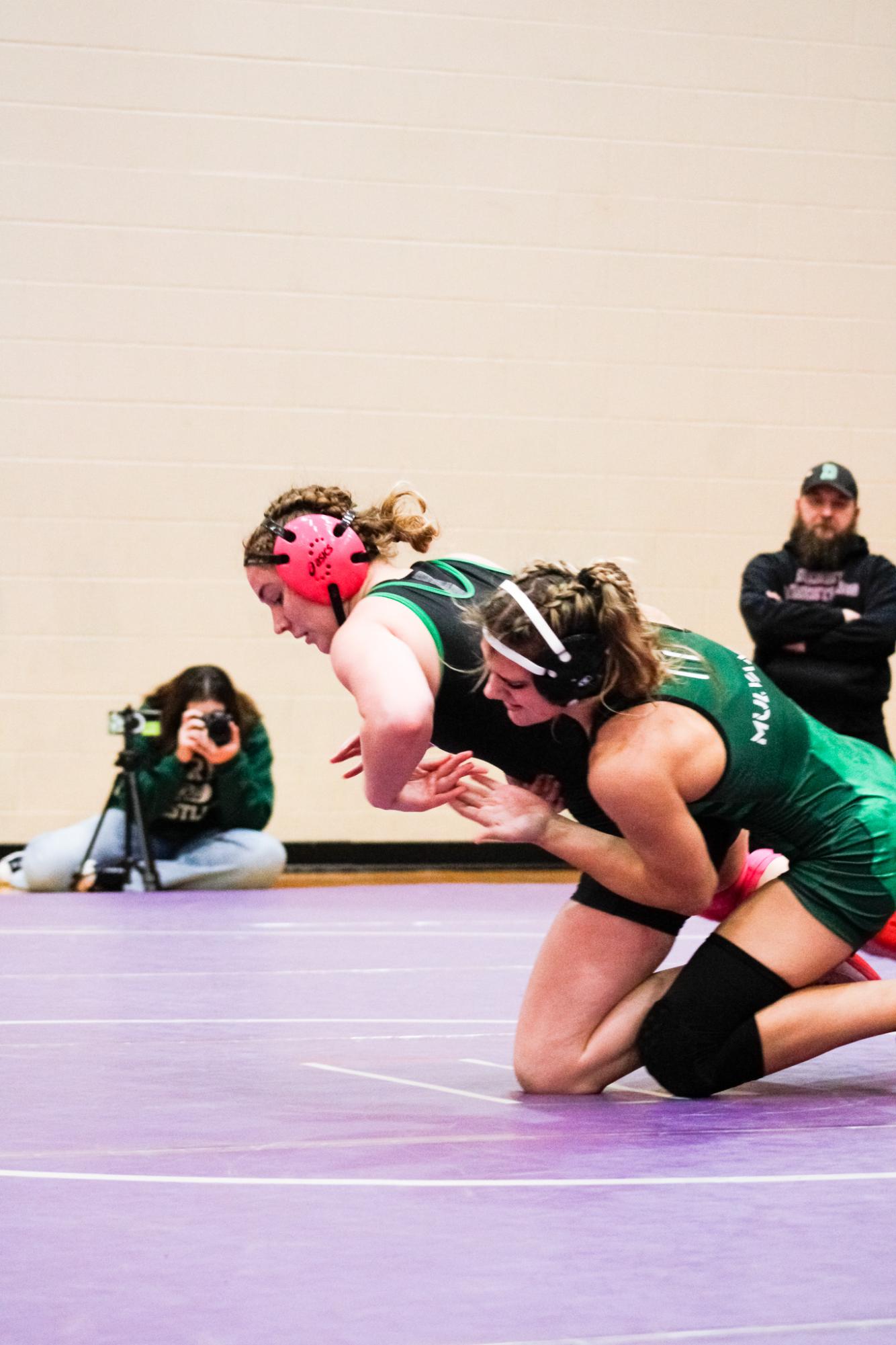 Girls wrestling tournament at Valley Center (Photos by Ava Mbawuike)