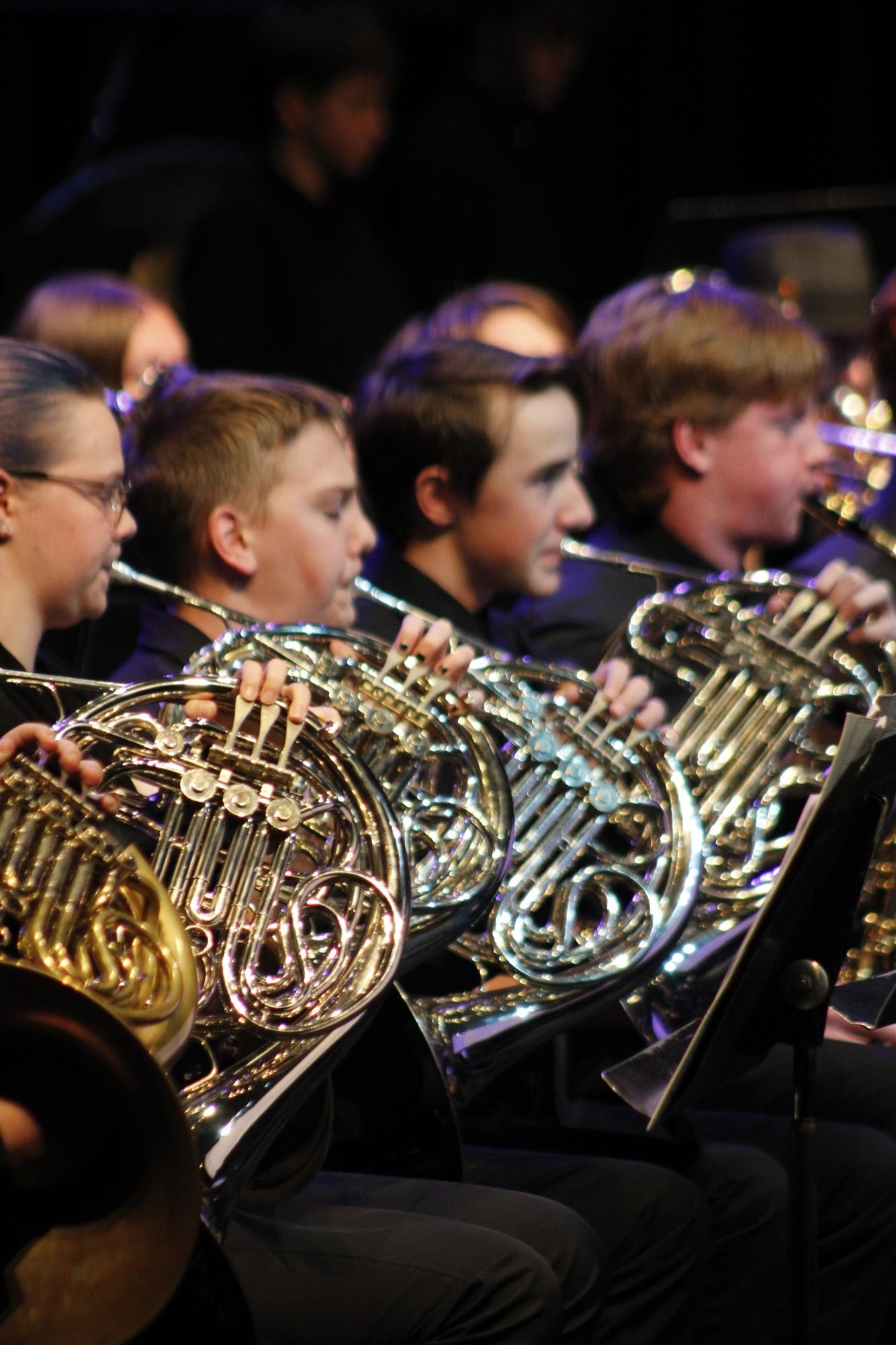 Winter band concert (photos by Emily Crowell)