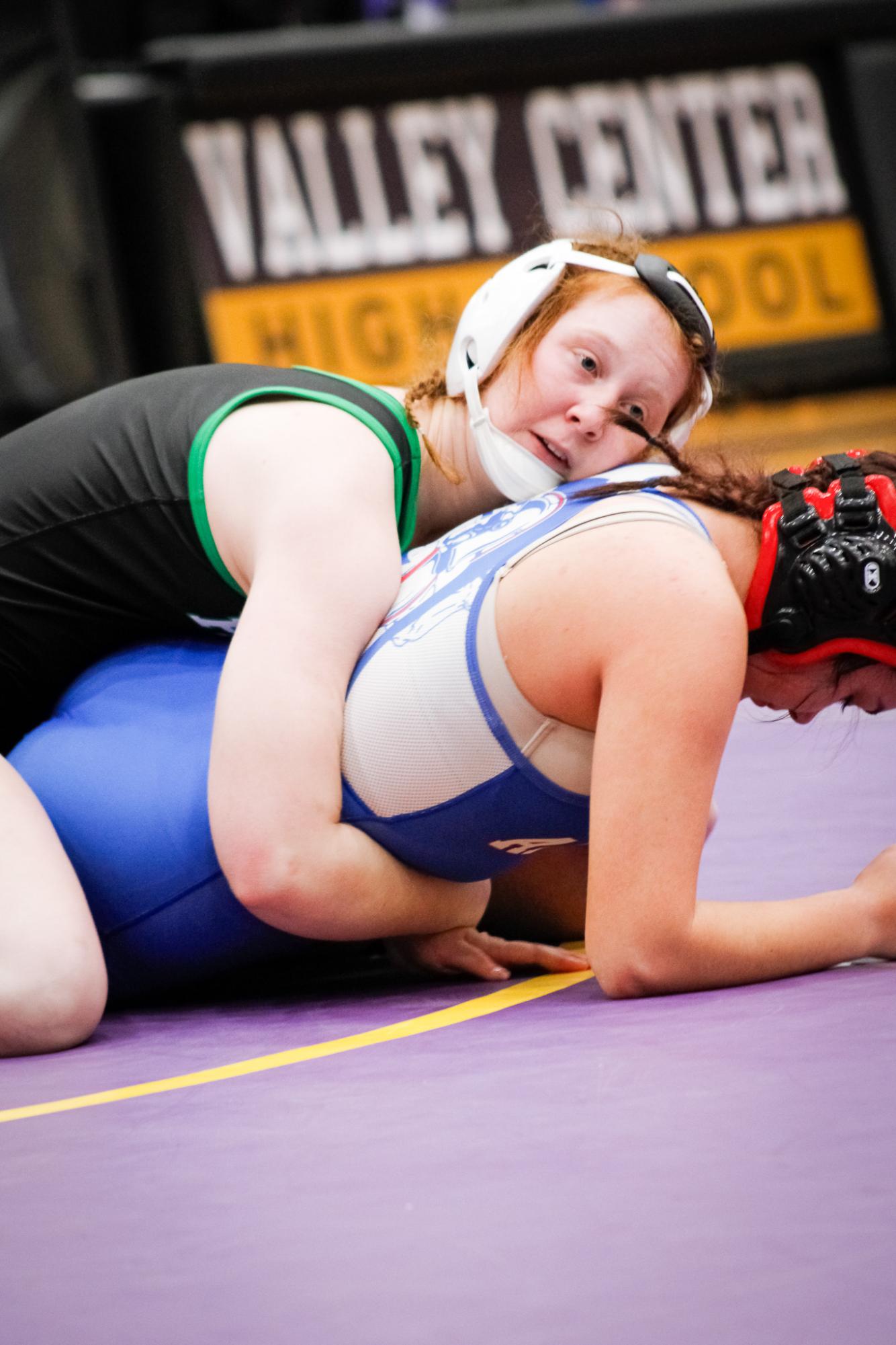 Girls wrestling tournament at Valley Center (Photos by Ava Mbawuike)