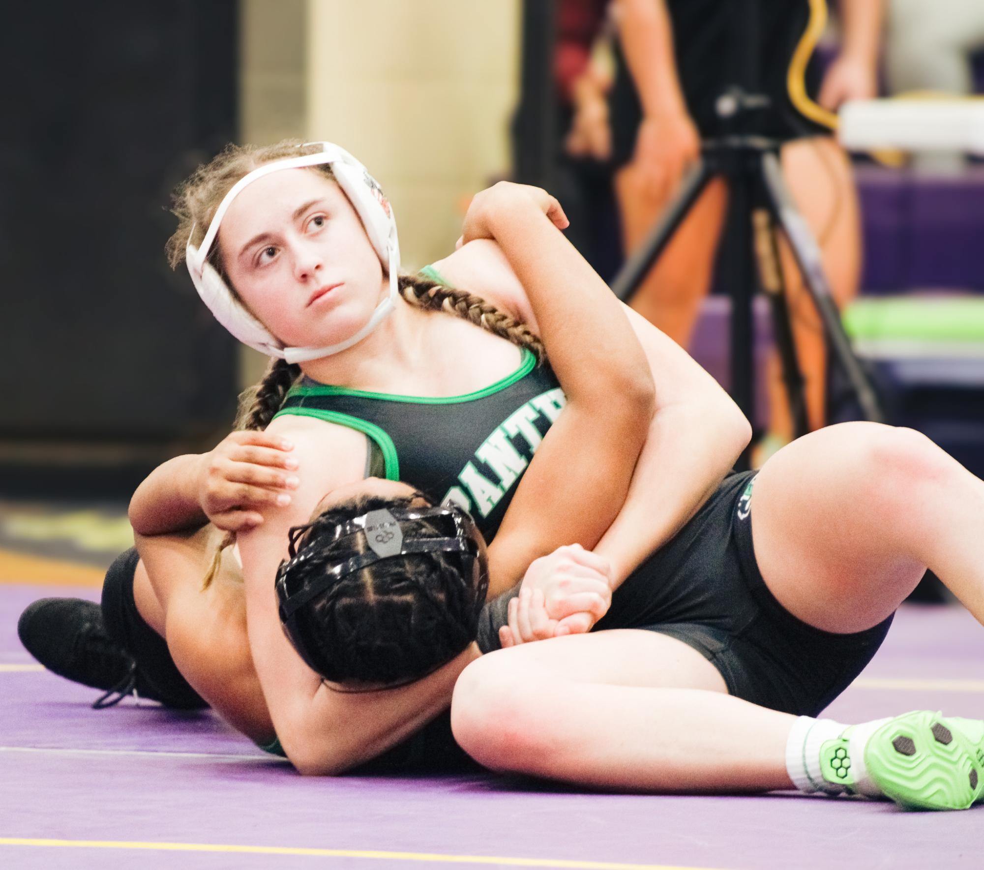 Girls wrestling tournament at Valley Center (Photos by Ava Mbawuike)