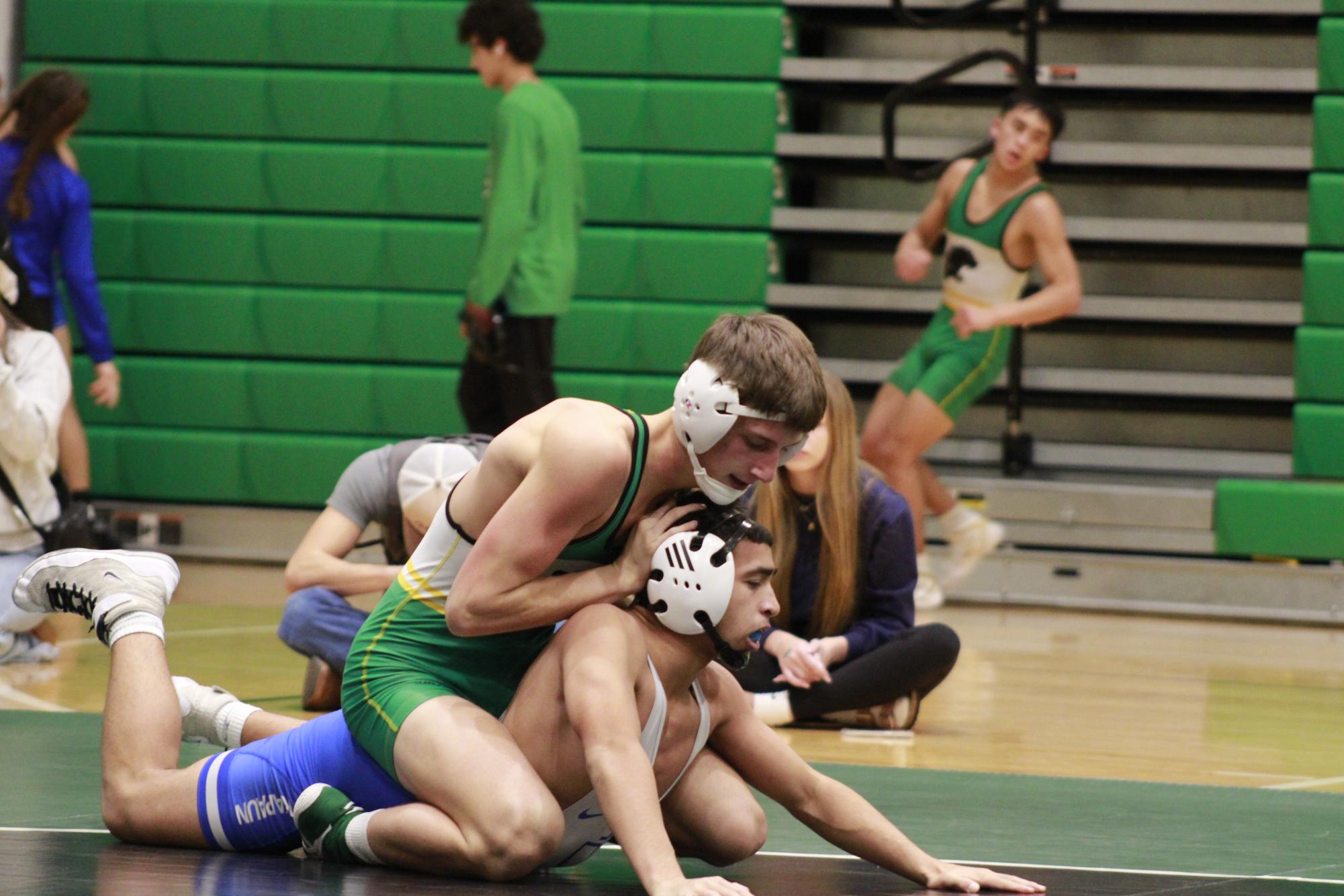 Boys Wrestling vs. Kapaun (Photos by Ella Davidson)