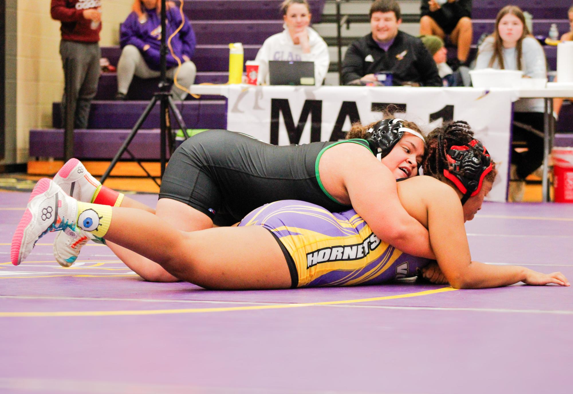 Girls wrestling tournament at Valley Center (Photos by Ava Mbawuike)