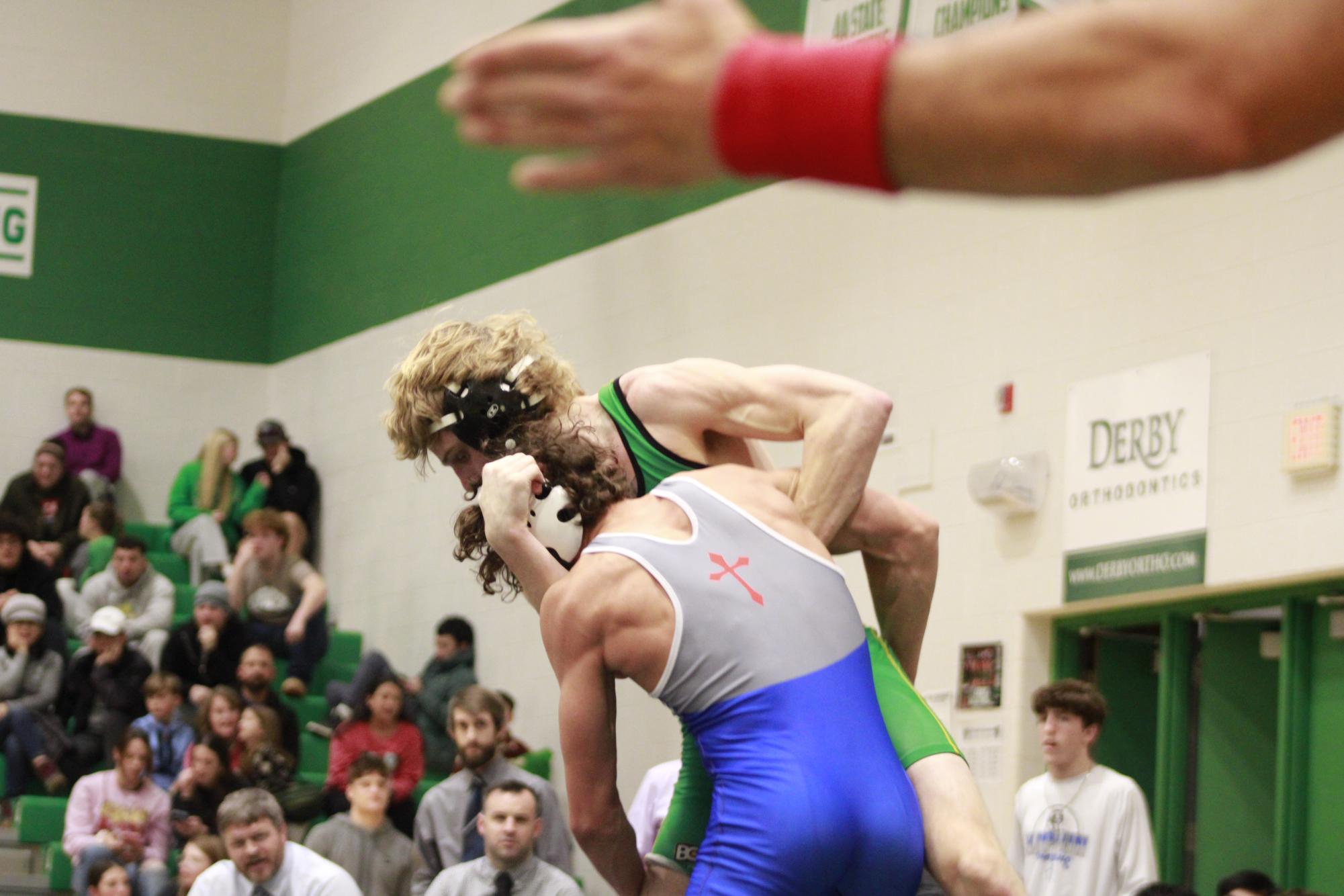 Boys Wrestling vs. Kapaun (Photos by Ella Davidson)