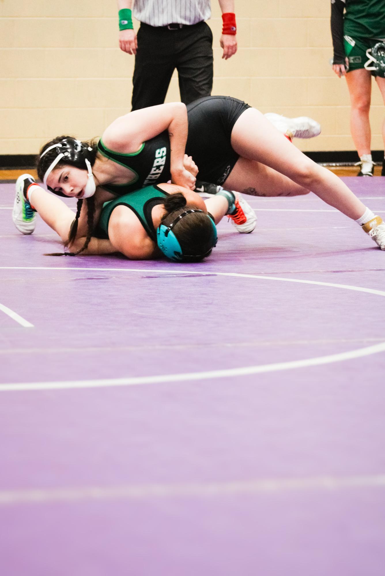 Girls wrestling tournament at Valley Center (Photos by Ava Mbawuike)