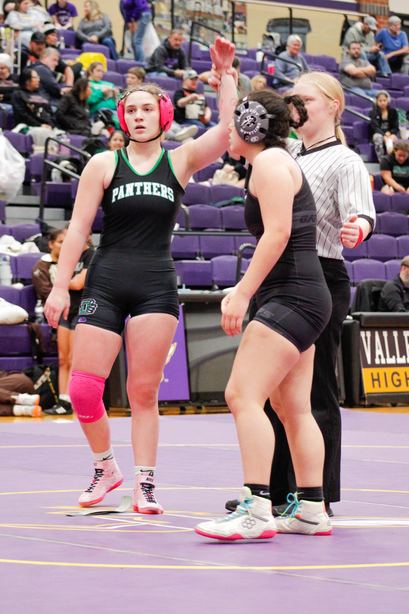 Girls wrestling tournament at Valley Center (Photos by Ava Mbawuike)